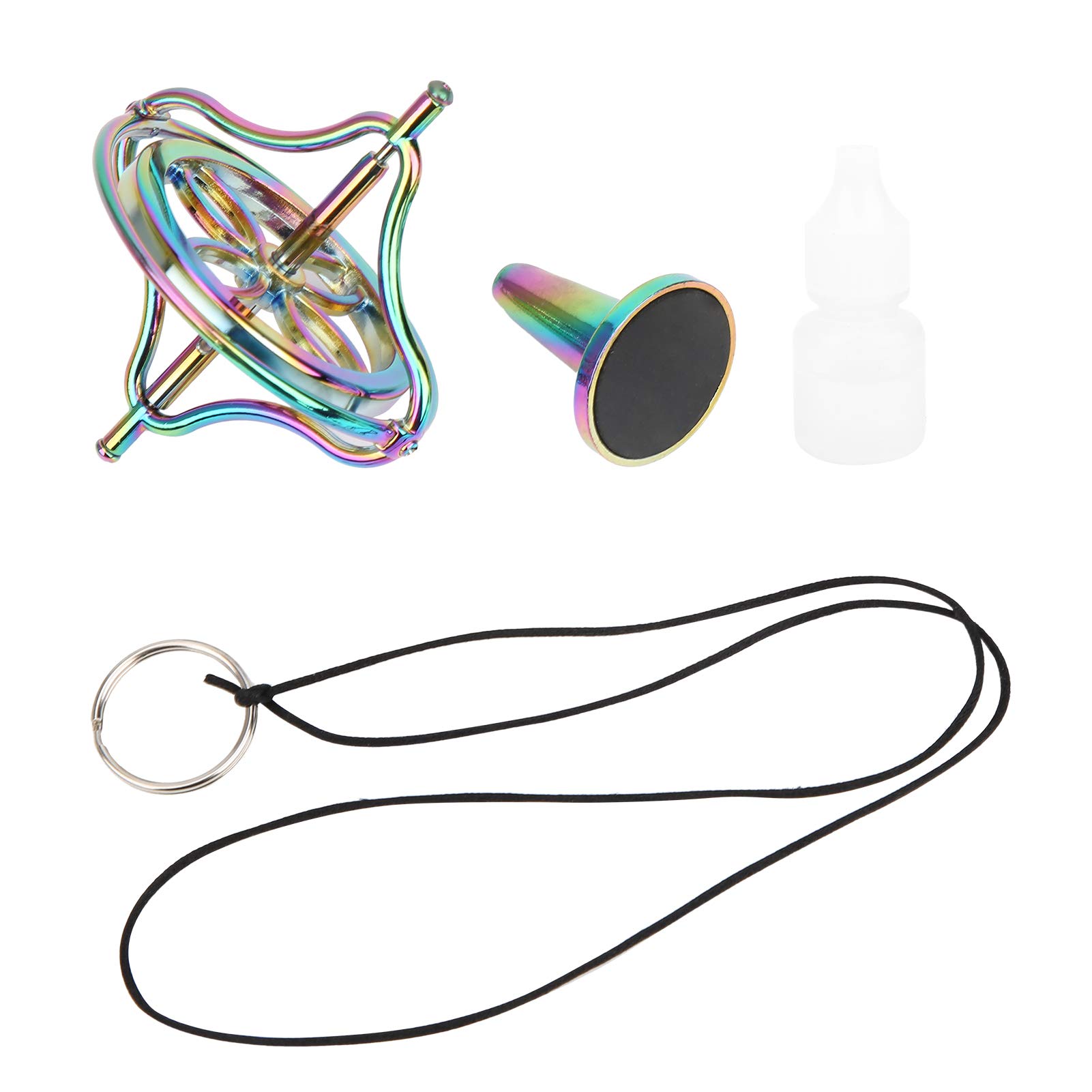 Cosiki Alloy Gyroscope Fingertip Toy - Colorful Stress Relief Spinner for Kids & Adults - Perfect for Office, Classroom & Travel Anxiety Relief