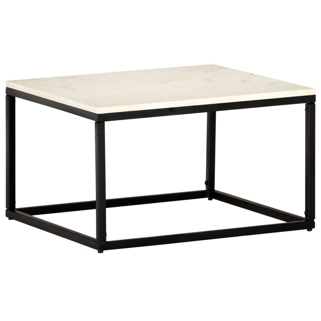 CHARMMA White Square Coffee Table - 23.6