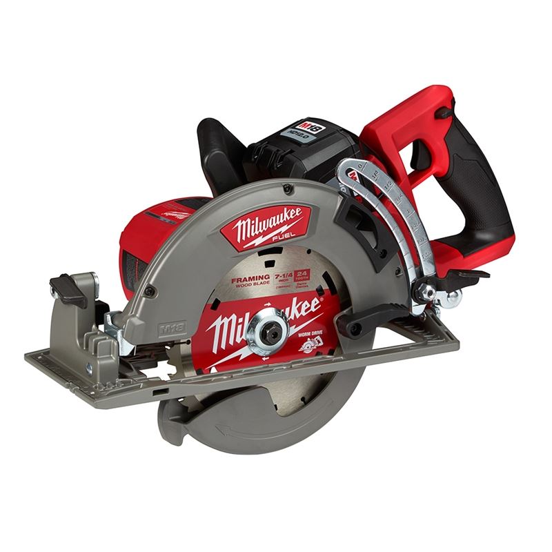 M18 FUEL 18V Brushless Cordless Rear Handle 7-1/4 Inch Circular Saw Kit with 2830 21HD Battery - Powerful Cutting Tool for Woodworking, Framing, and DIY Projects