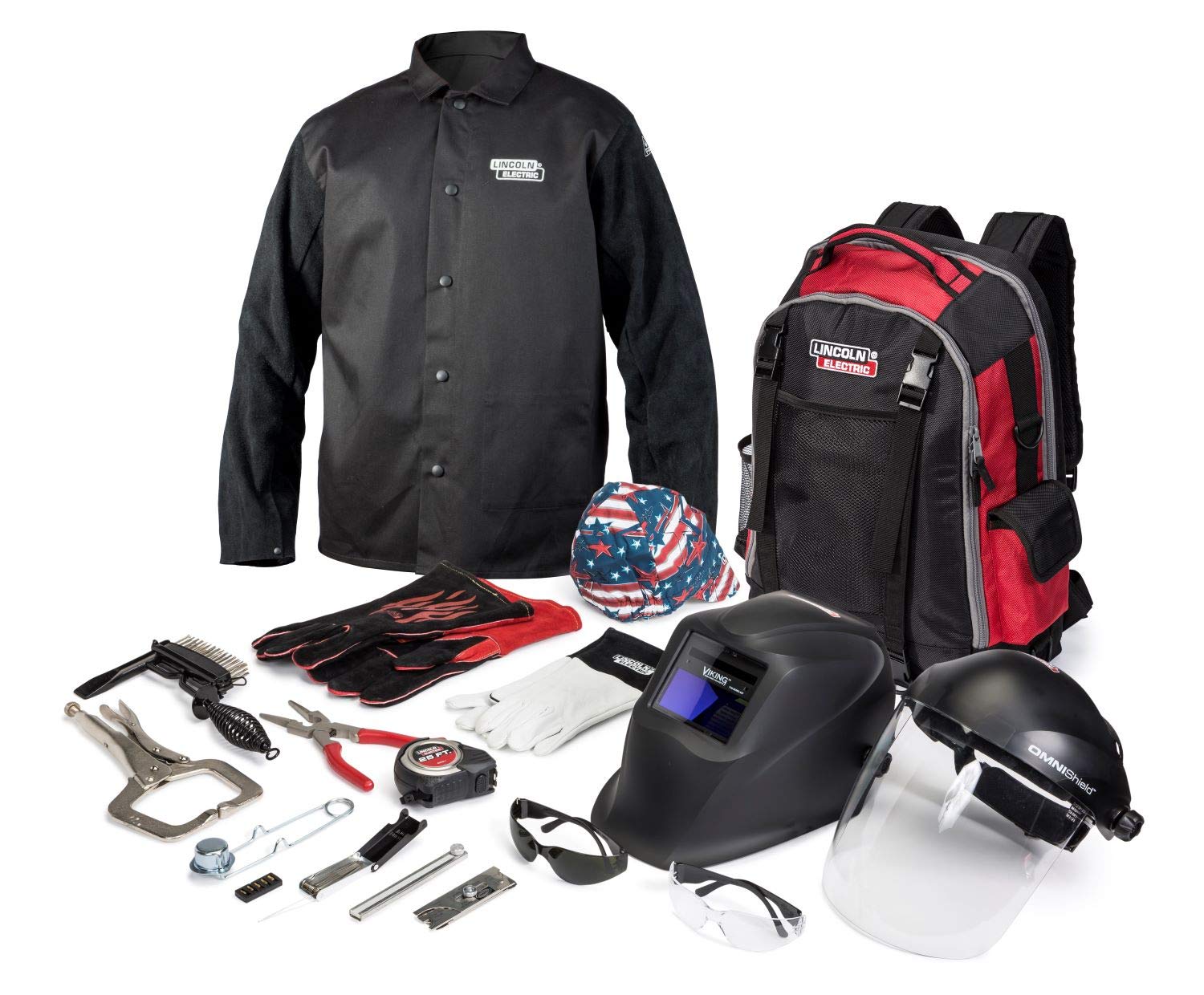 Lincoln Electric Intermediate Education Welding Kit - Large Size Welder Gear Set with Helmet, Gloves & Tools for Students & DIY Projects | School Training & Home Workshop Use