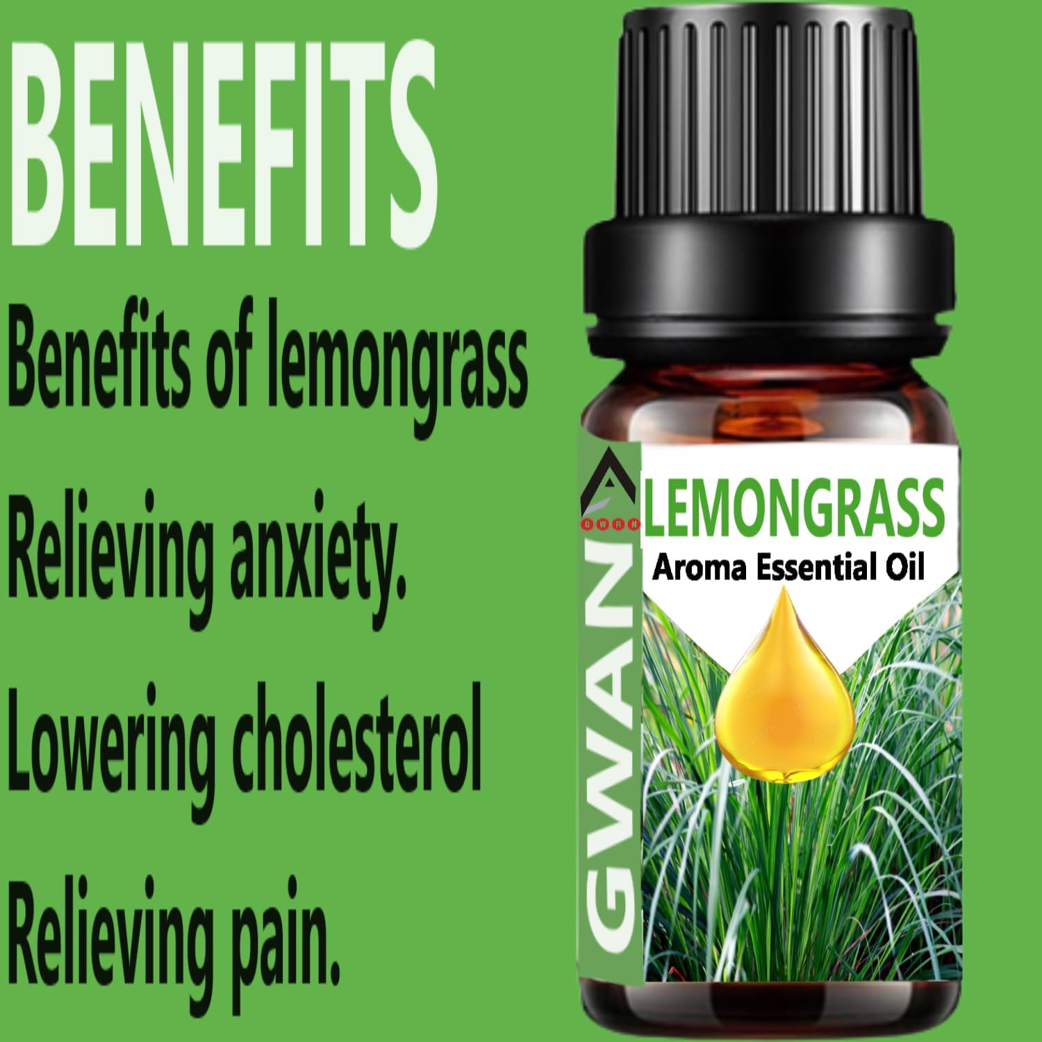Premium Essential Oil Set for Aromatherapy - 5 Pack (Lemongrass, Lavender, Jasmine, Rose, Sandalwood) 10ml Each - Natural Home Fragrance Oil for Diffusers, Relaxation & Stress Relief - Perfect for Spa, Yoga & Bedroom