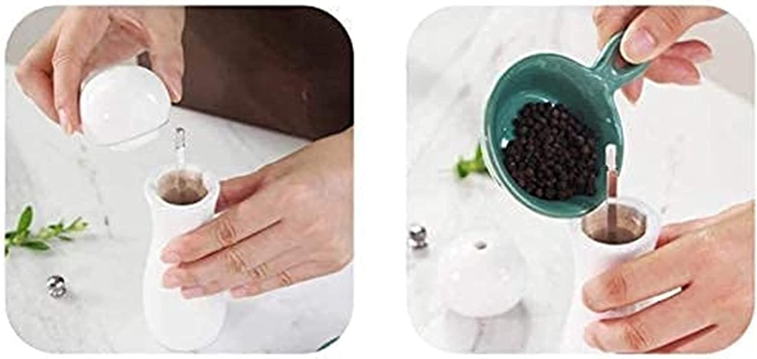 Premium Manual Salt and Pepper Grinder Set - Eco-Friendly Kitchen Spice Mill for Home Cooking, Seasoning & Gourmet Meals | Perfect for Restaurants, Dinner Parties & Everyday Family Use