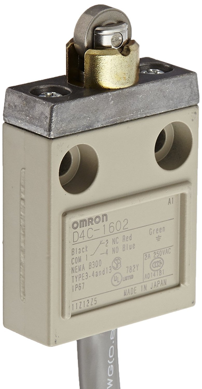 OMRON D4C-1602 Safety Limit Switch - Heavy Duty Industrial Grade with IP67 Waterproof Rating | Perfect for Machinery, Conveyor Systems & Automation Equipment