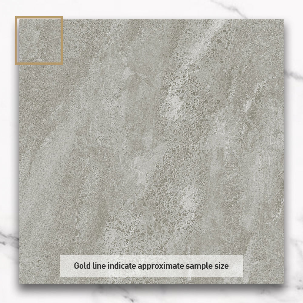 Elysium Grey 600x600mm Outdoor Porcelain Tile - Natural Limestone Look - Perfect for Patios, Pool Decks & Garden Pathways