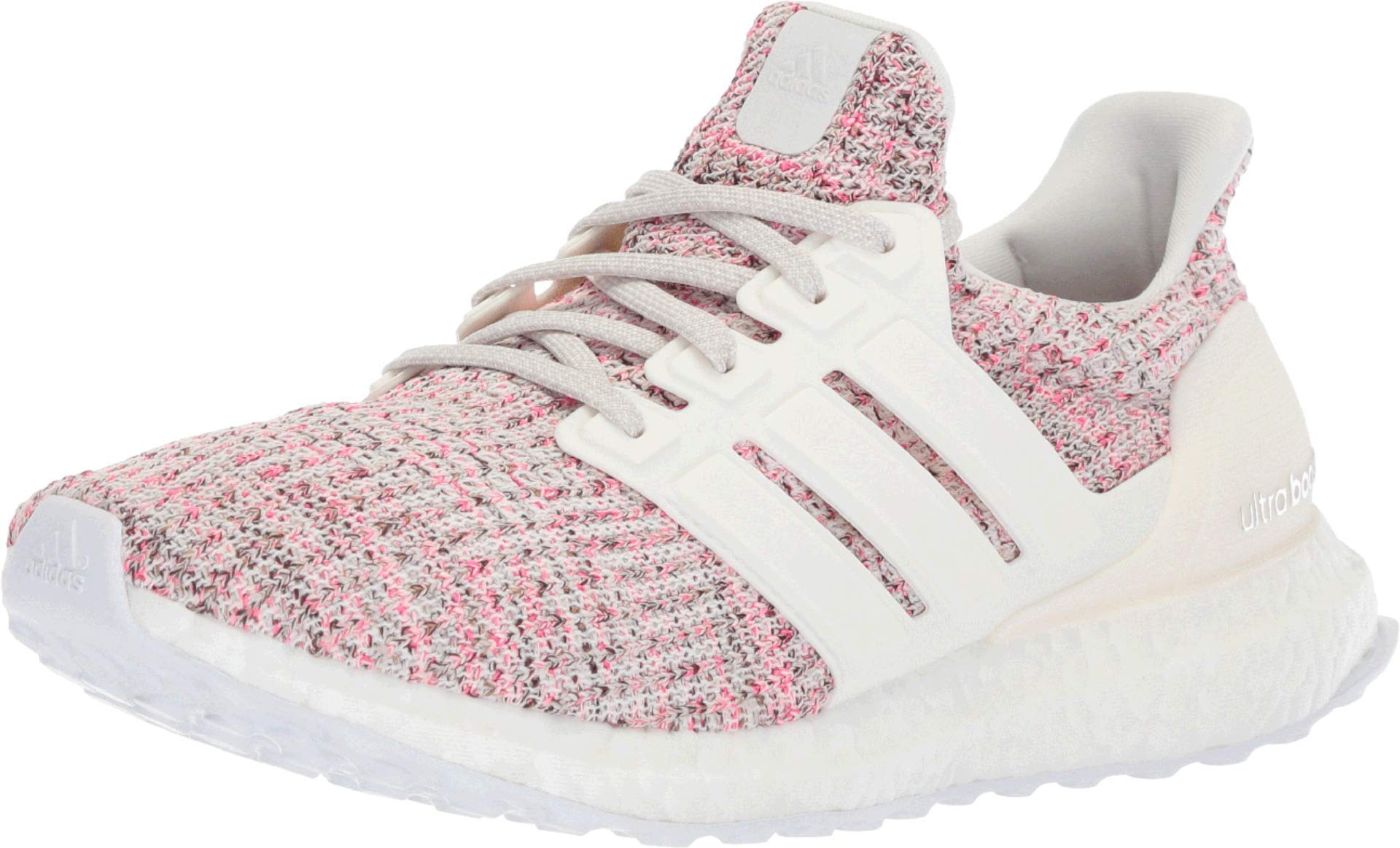 Adidas Women's Ultraboost Running Shoes - Chalk Pearl/Cloud White/Shock Pink - Size 10 M US - Lightweight Comfort for Jogging, Gym Workouts & Daily Wear
