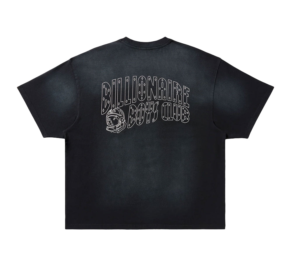 BB Faded Helmet SS Knit Crop Top - Vintage Washed Cotton Tee for Women | Casual Streetwear, Summer Outfits & Music Festivals