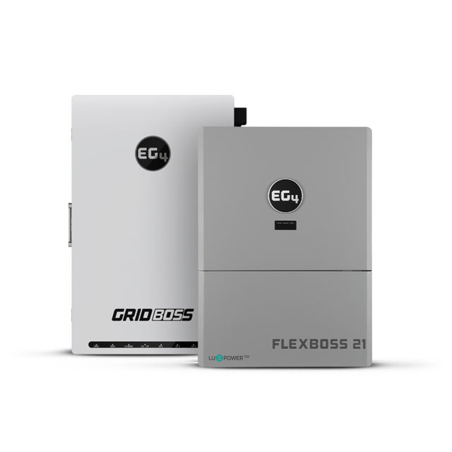 EG4 FlexBOSS Inverter V1.1 48V Split Phase 21kW Solar PV Input with EG4 GridBOSS MID V2 Bundle - Perfect for Off-Grid Solar Systems, Home Energy Storage, and Backup Power Solutions