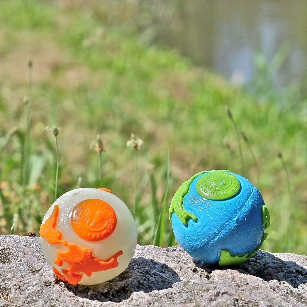 Planet Dog Orbee Ball - Durable Chew Toy for Dogs, Interactive Fetch & Biting Game - Perfect for Indoor & Outdoor Play, Training & Teething Relief