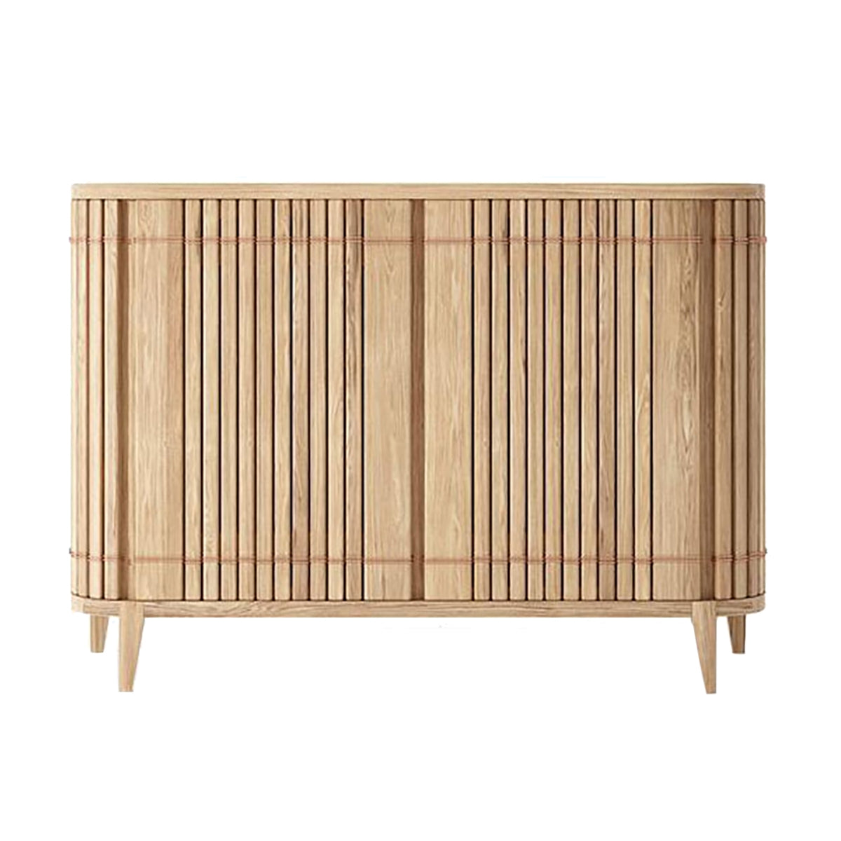 Modern Koppar Sideboard with 2 Doors - Wooden Storage Cabinet for Living Room, Bedroom & Dining Room - Perfect for Home Organization and Display