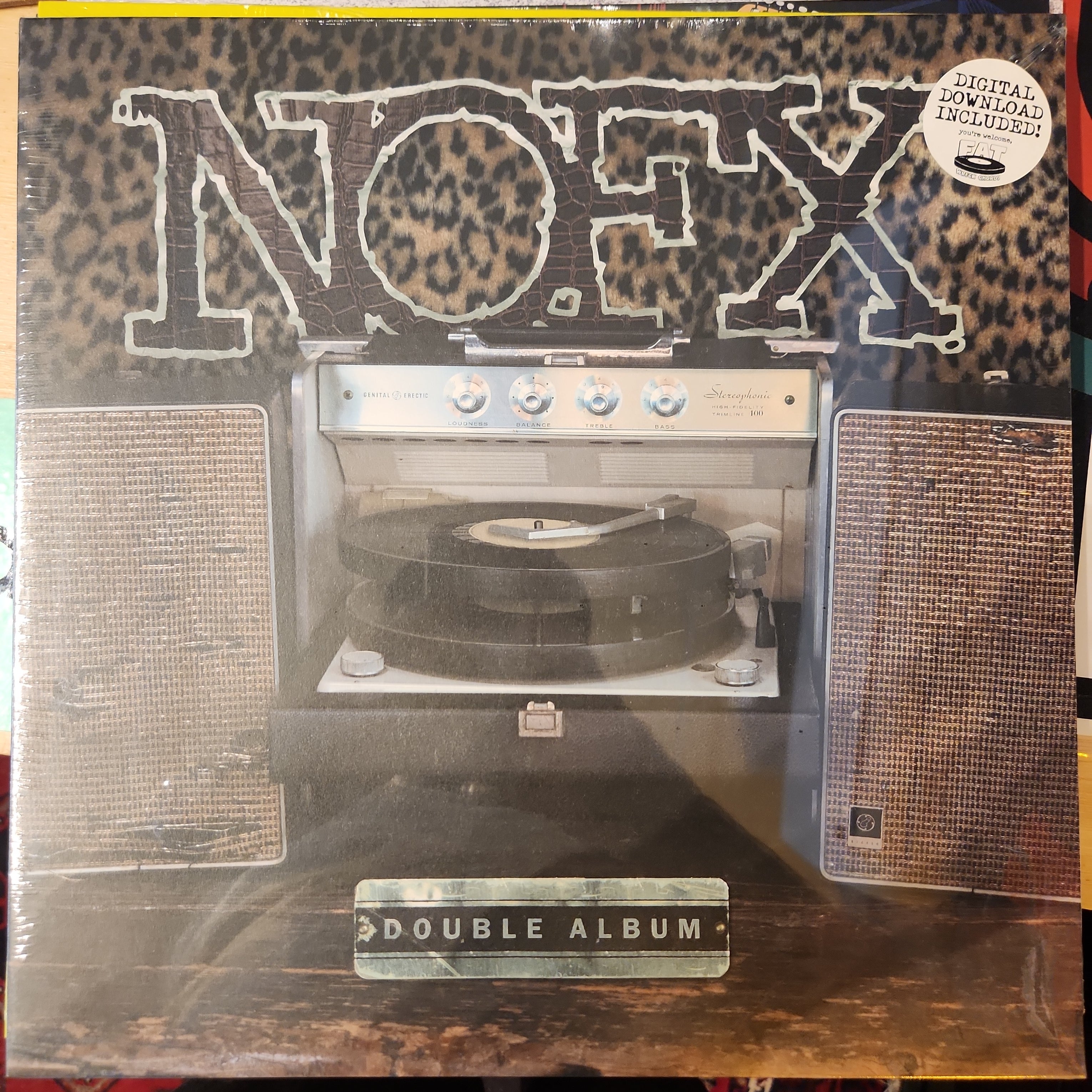 NOFX Double Album Vinyl LP Record - Punk Rock Music for Collectors & Fans, Perfect for Home Listening & Gifting