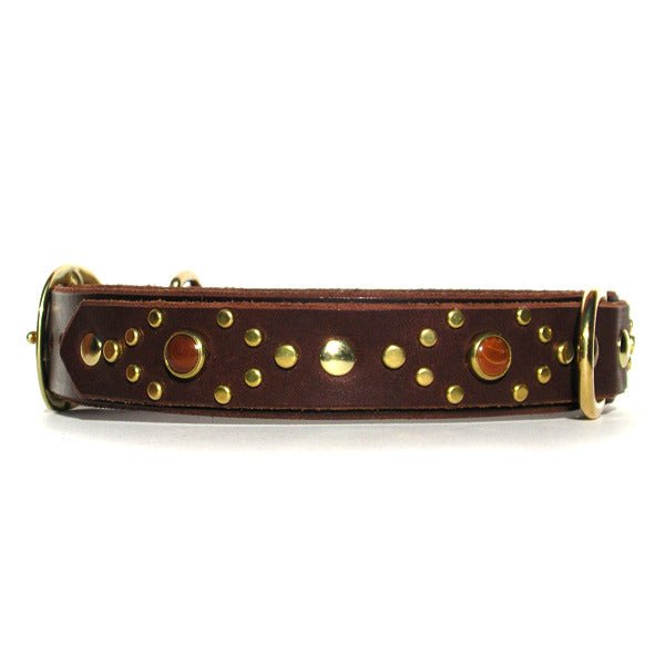 Premium Phoenix Leather Dog Collar - Durable & Adjustable Pet Collar for Medium & Large Dogs - Perfect for Daily Walks, Training & Outdoor Adventures
