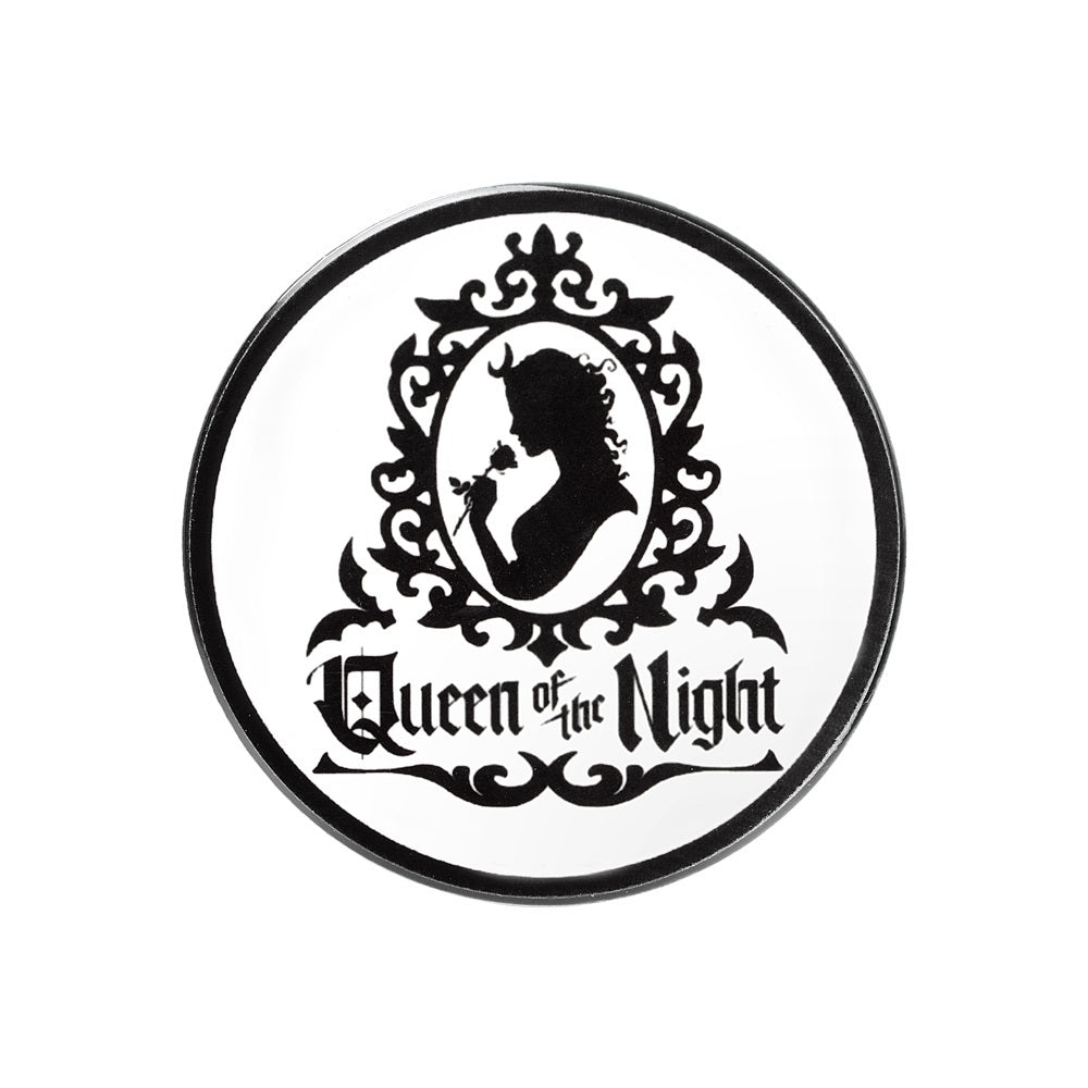 Queen of the Night Coaster Set - Elegant Glass Drink Coasters for Home & Bar - Perfect for Protecting Tables from Condensation & Stains