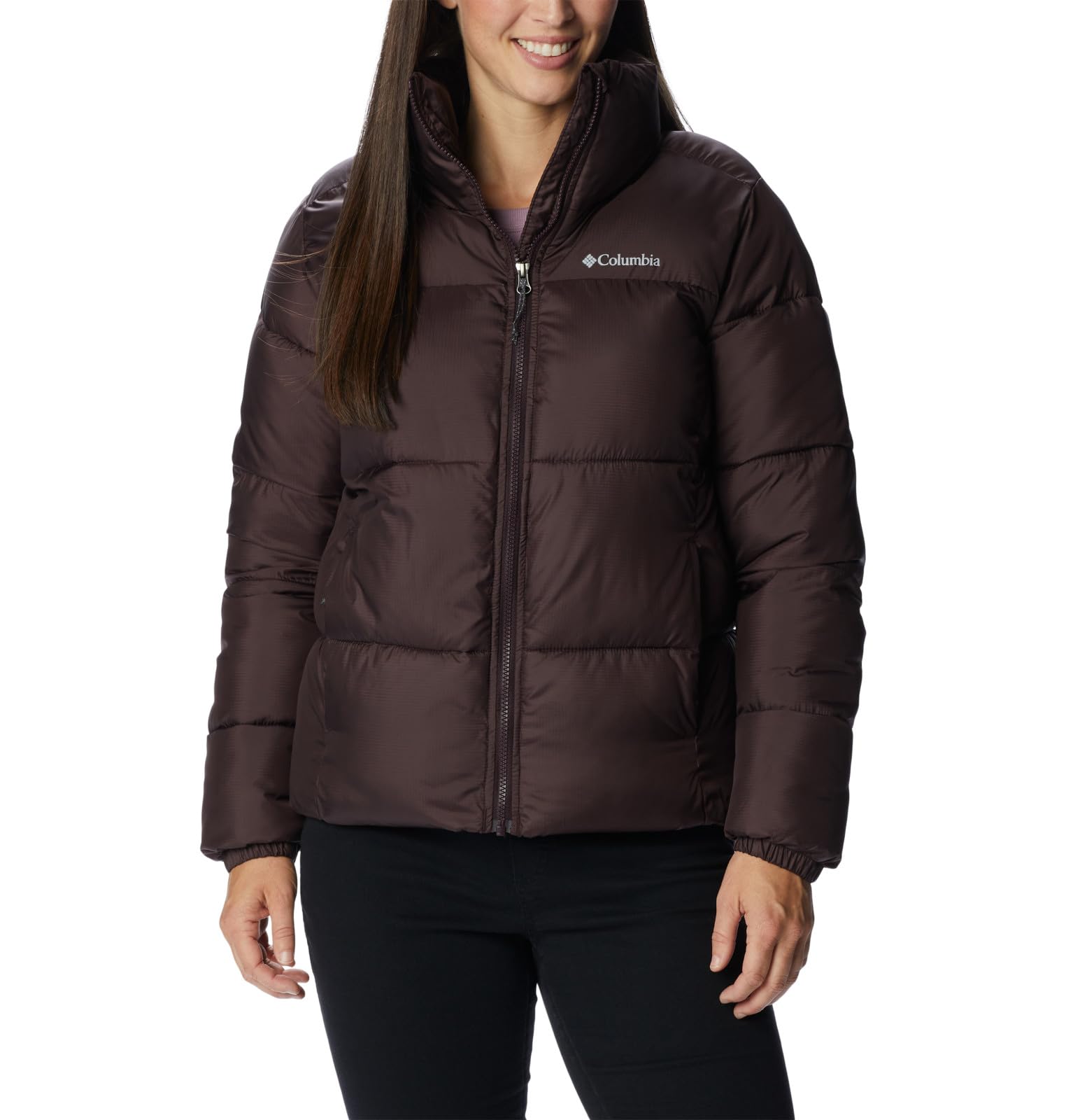 Columbia Women's Puffect Jacket - Lightweight Waterproof Winter Coat with Omni-Heat Thermal Reflective, Perfect for Skiing, Hiking & Outdoor Adventures