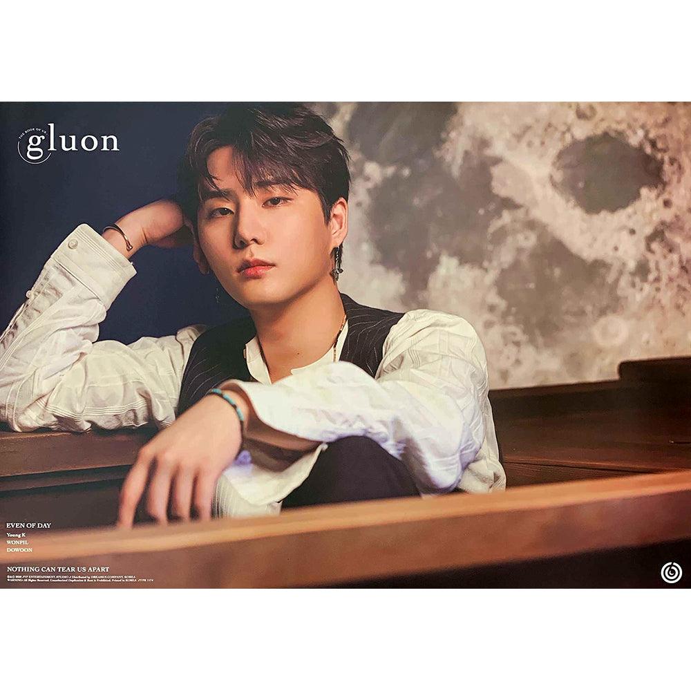 DAY6 (EVEN OF DAY) 1st Mini Album 'THE BOOK OF US: GLUON' Official Poster - Kpop Merchandise for Fans, Room Decor & Music Collectibles
