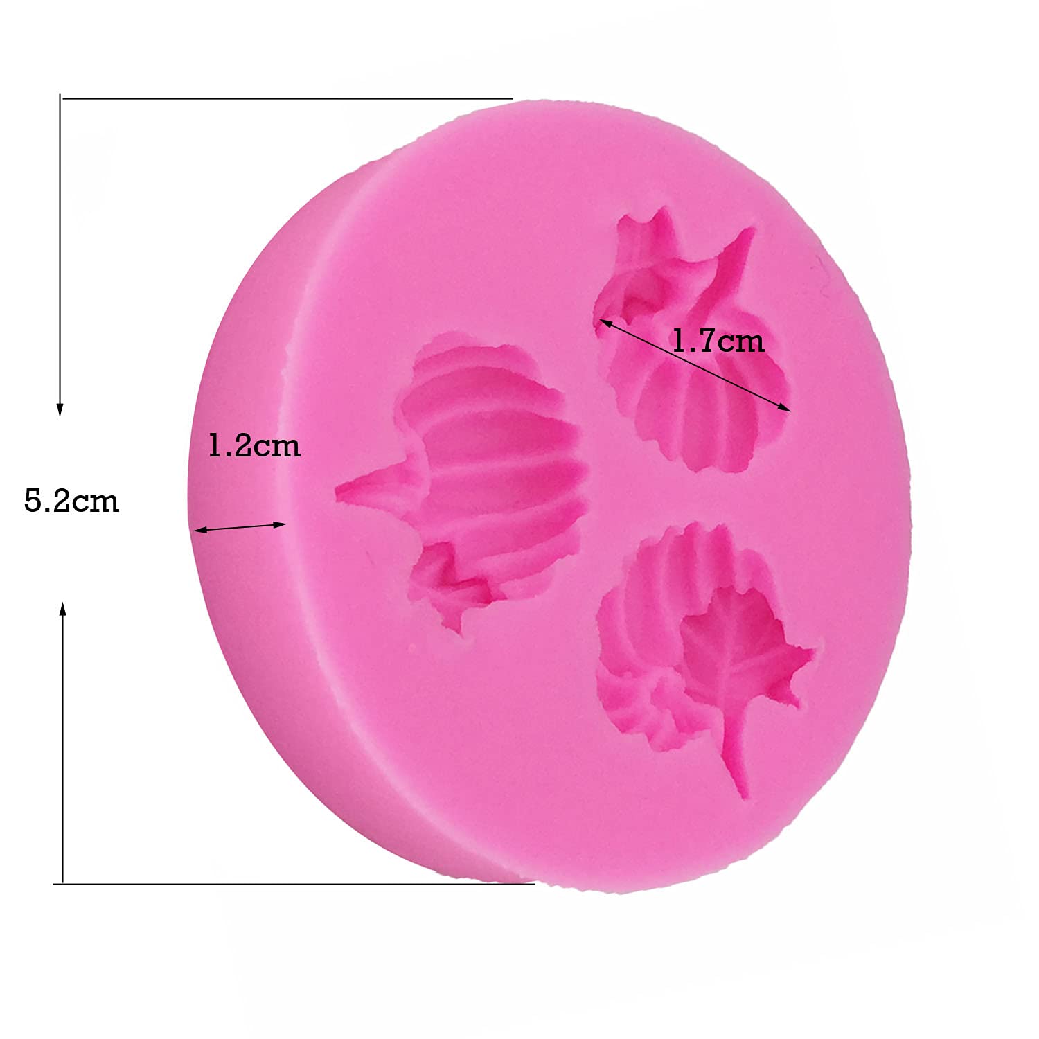 Angel Wings Halloween Silicone Baking Molds - 3D Pumpkin Shaped, Food Grade, Non-Stick for Cake Decorating, Chocolate, Candy, Biscuits, Fondant & Polymer Clay Crafts | Perfect for DIY Halloween Cupcakes, Cookies & Party Treats