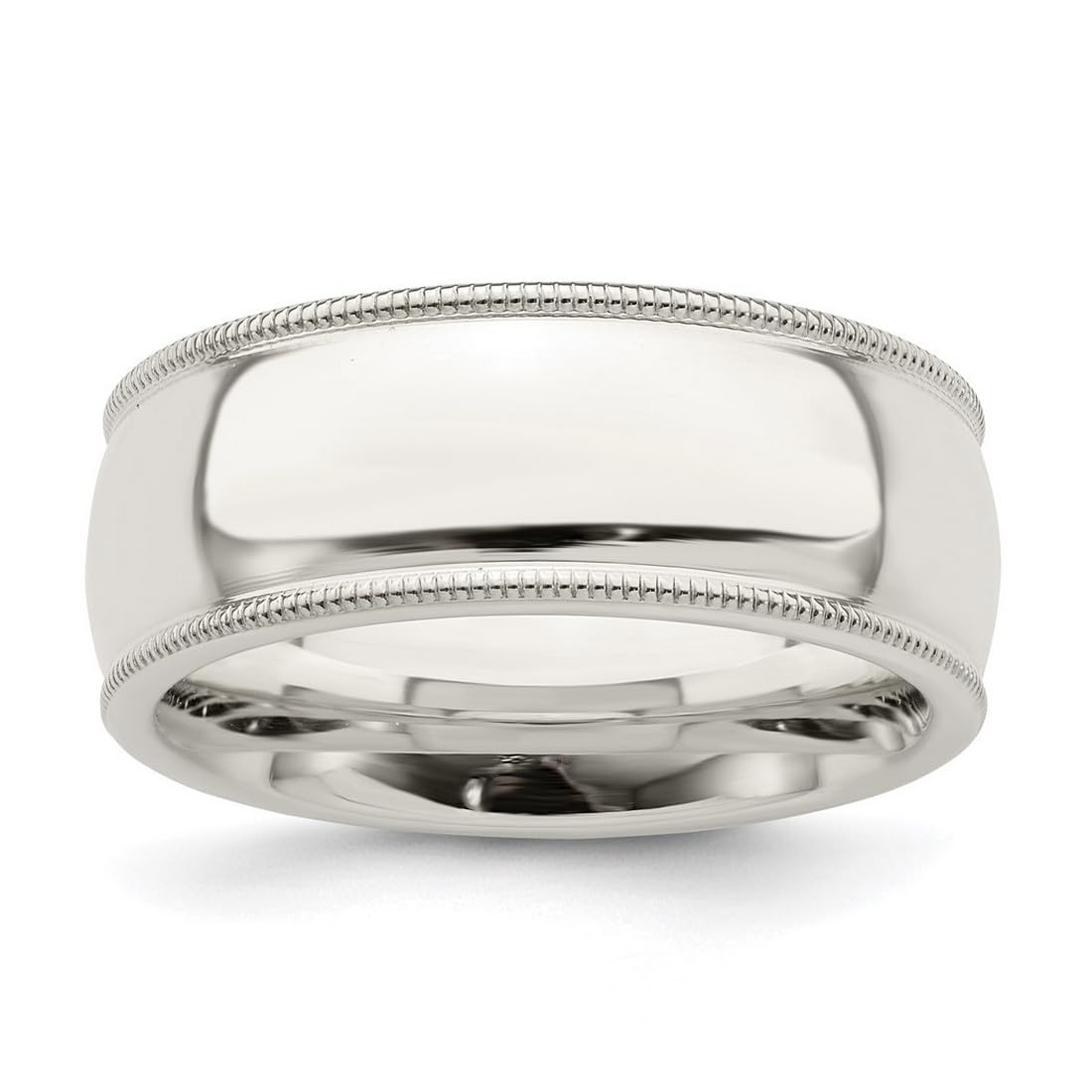 925 Sterling Silver Millgrain Comfort Fit Wedding Band Ring for Women & Men - Size 4-12, Durable Everyday Jewelry for Anniversary, Engagement & Gift Giving