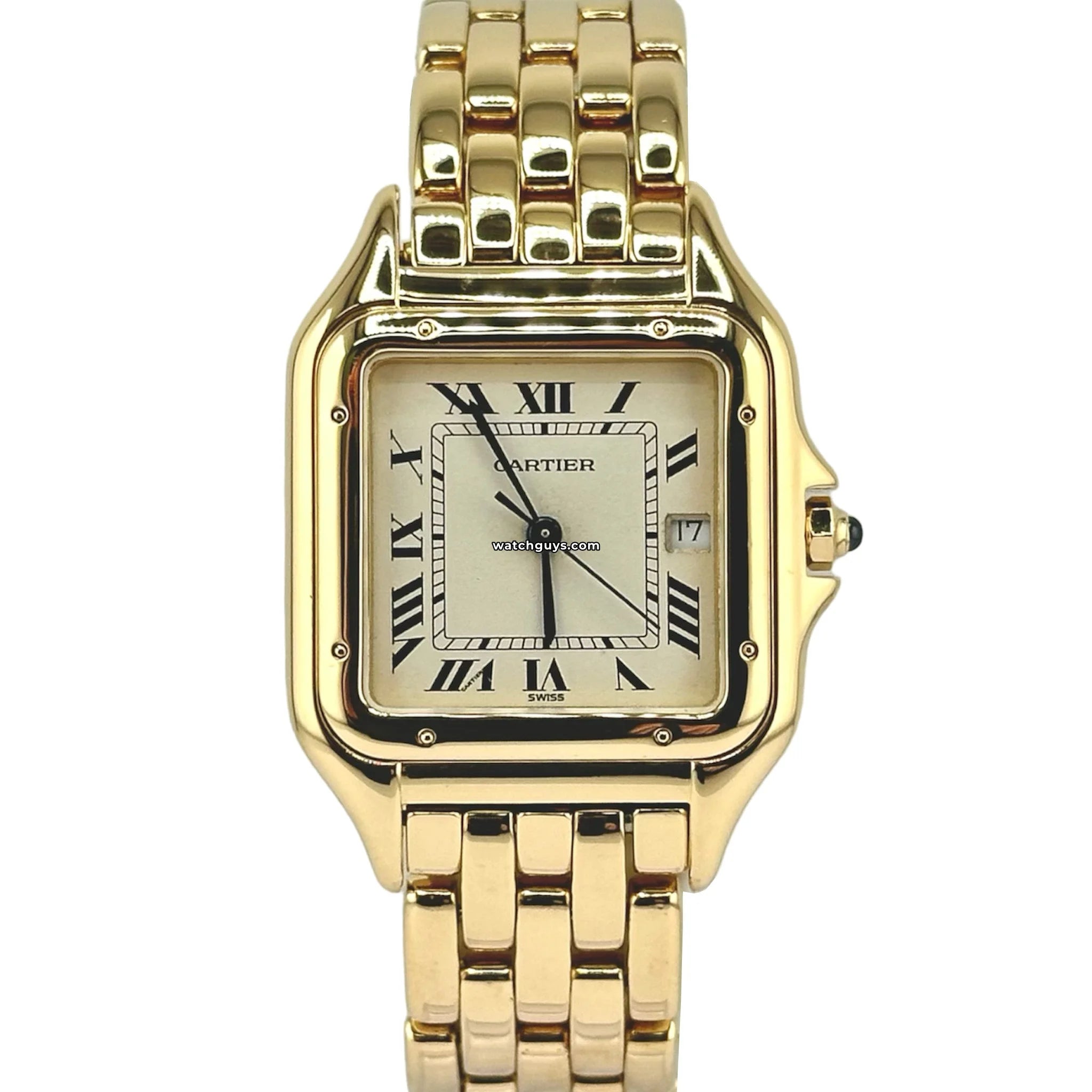 Cartier Panthere 883968 18K Yellow Gold Ladies Watch - Luxury Swiss Timepiece for Women, Perfect for Business Meetings & Special Occasions