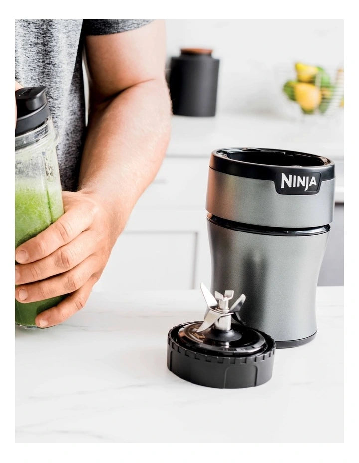 Ninja Nutri Blender Plus BN450ANZ 1000W Professional Countertop Blender - Silver | Perfect for Smoothies, Protein Shakes & Food Prep | Kitchen & Home Essentials