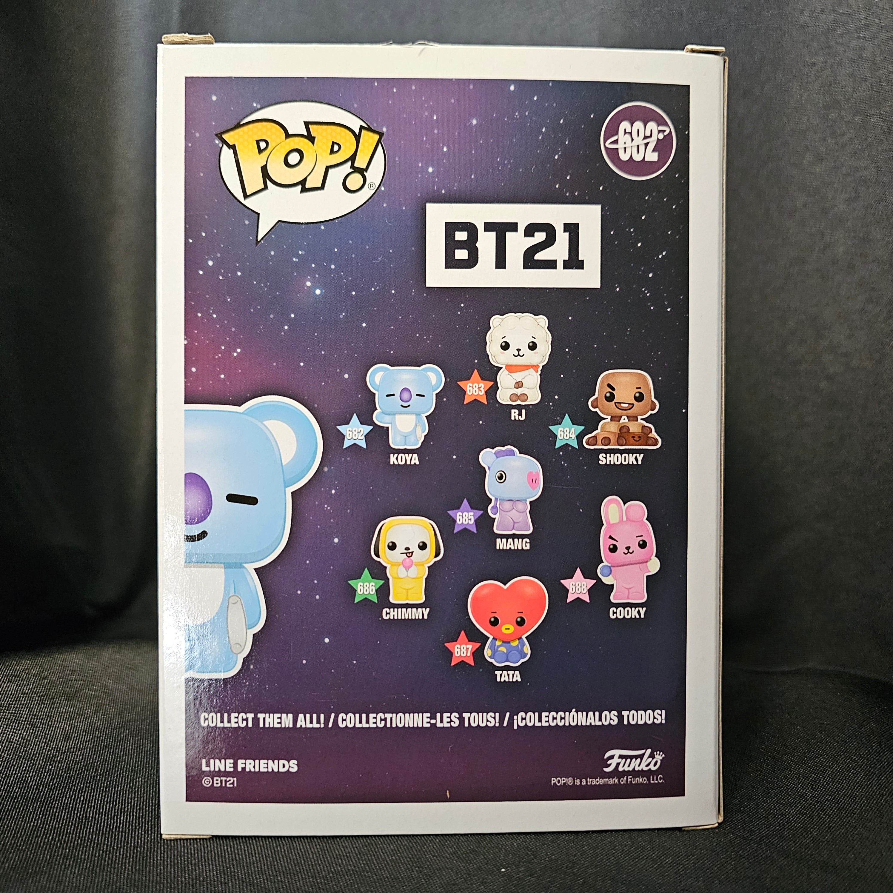 BT21 Koya Pop! Vinyl Figure #682 - Cute Collectible BTS Merchandise for Fans & Home Decor