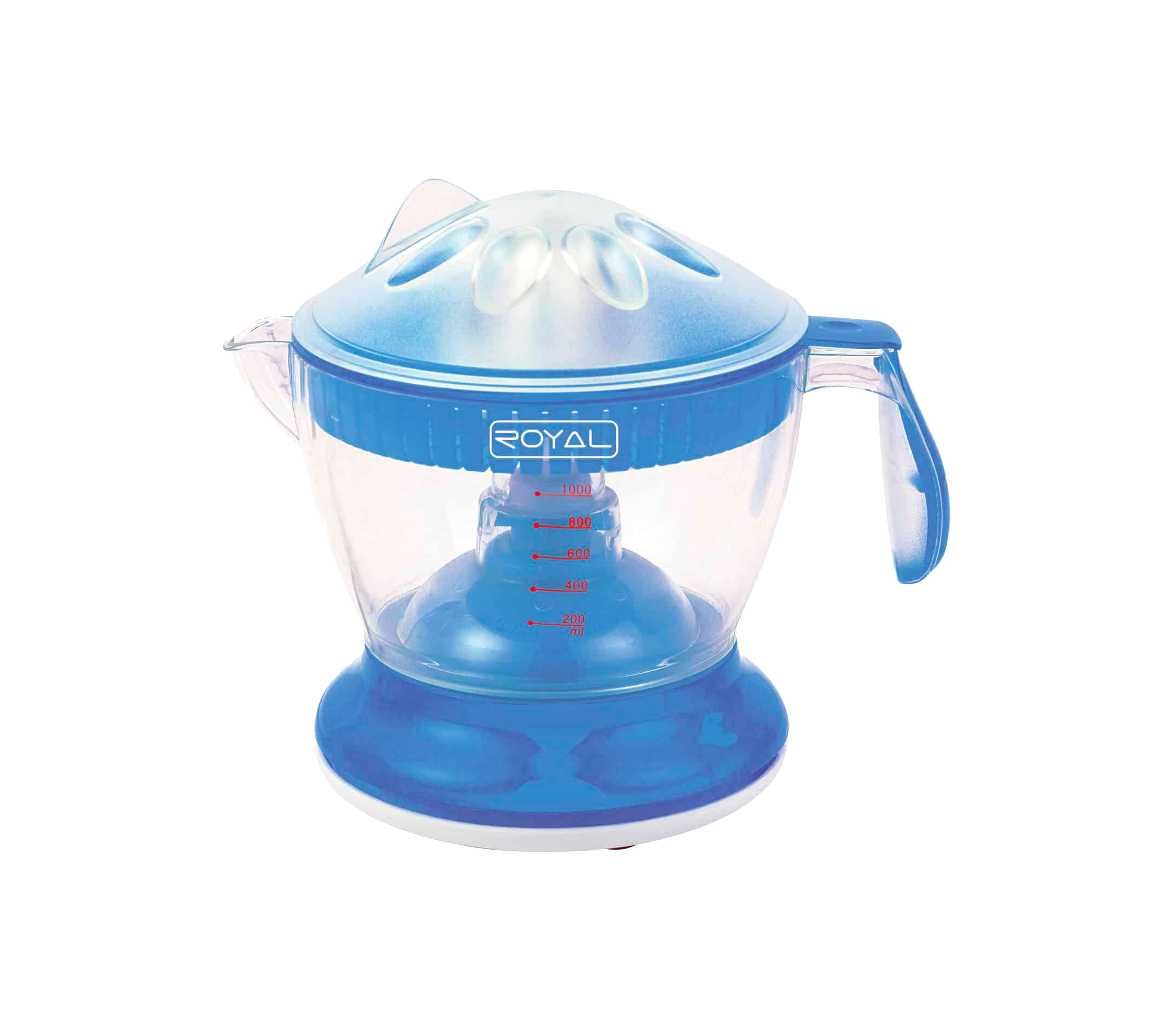 Royal 0.8L Juice Extractor - Compact Citrus Press for Fresh Orange, Lemon & Grapefruit Juice - Perfect for Breakfast, Healthy Drinks & Kitchen Countertop
