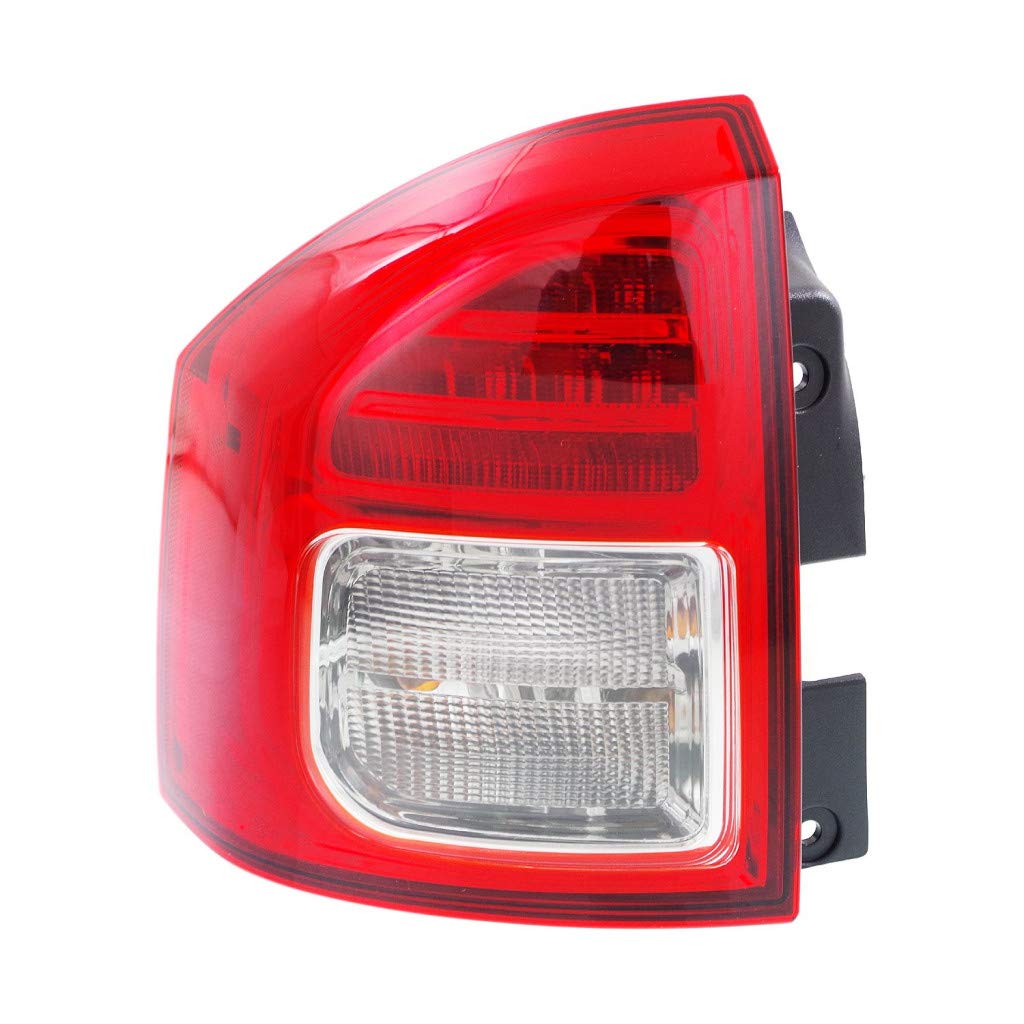 2011-2013 Jeep Compass LED Tail Light Assembly - DOT Certified Pair (Driver & Passenger Side) with Bulbs | CH2800197 CH2801197 | Perfect for Night Driving & Vehicle Safety Upgrades