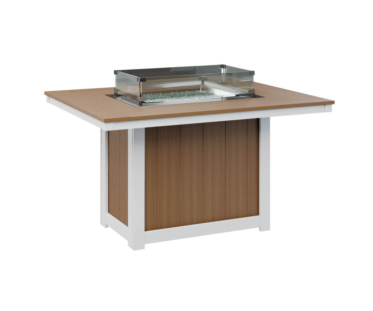 Natural Teak on White