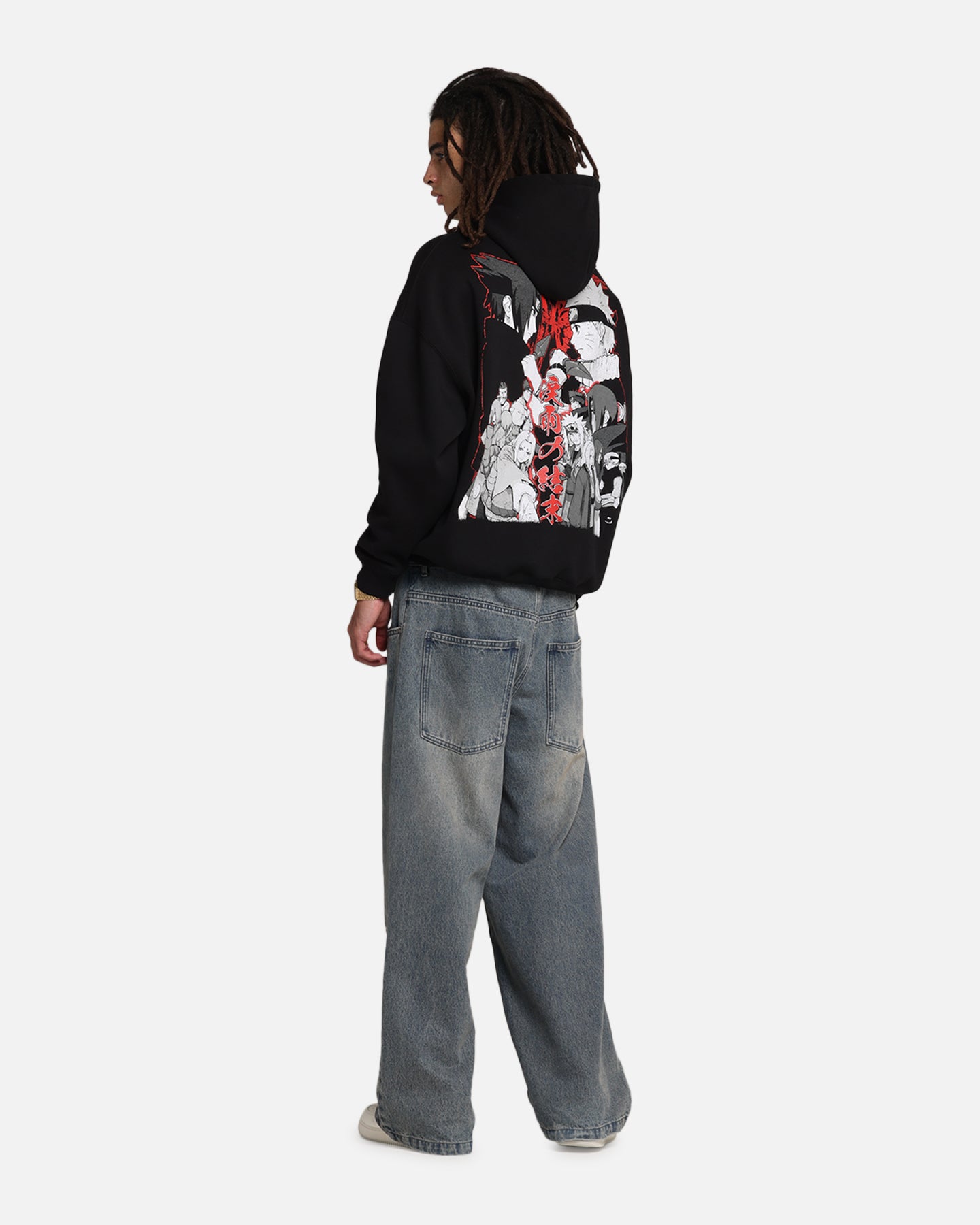 73 Studio X Naruto The End Of Tears Premium Hoodie Black - Anime Cosplay Hooded Sweatshirt for Men & Women - Perfect for Conventions, Gifts, and Casual Wear