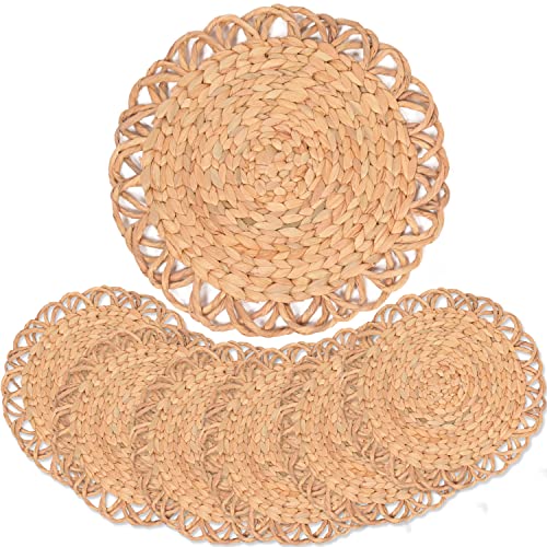 Flower Placemats 13.4in Set 6