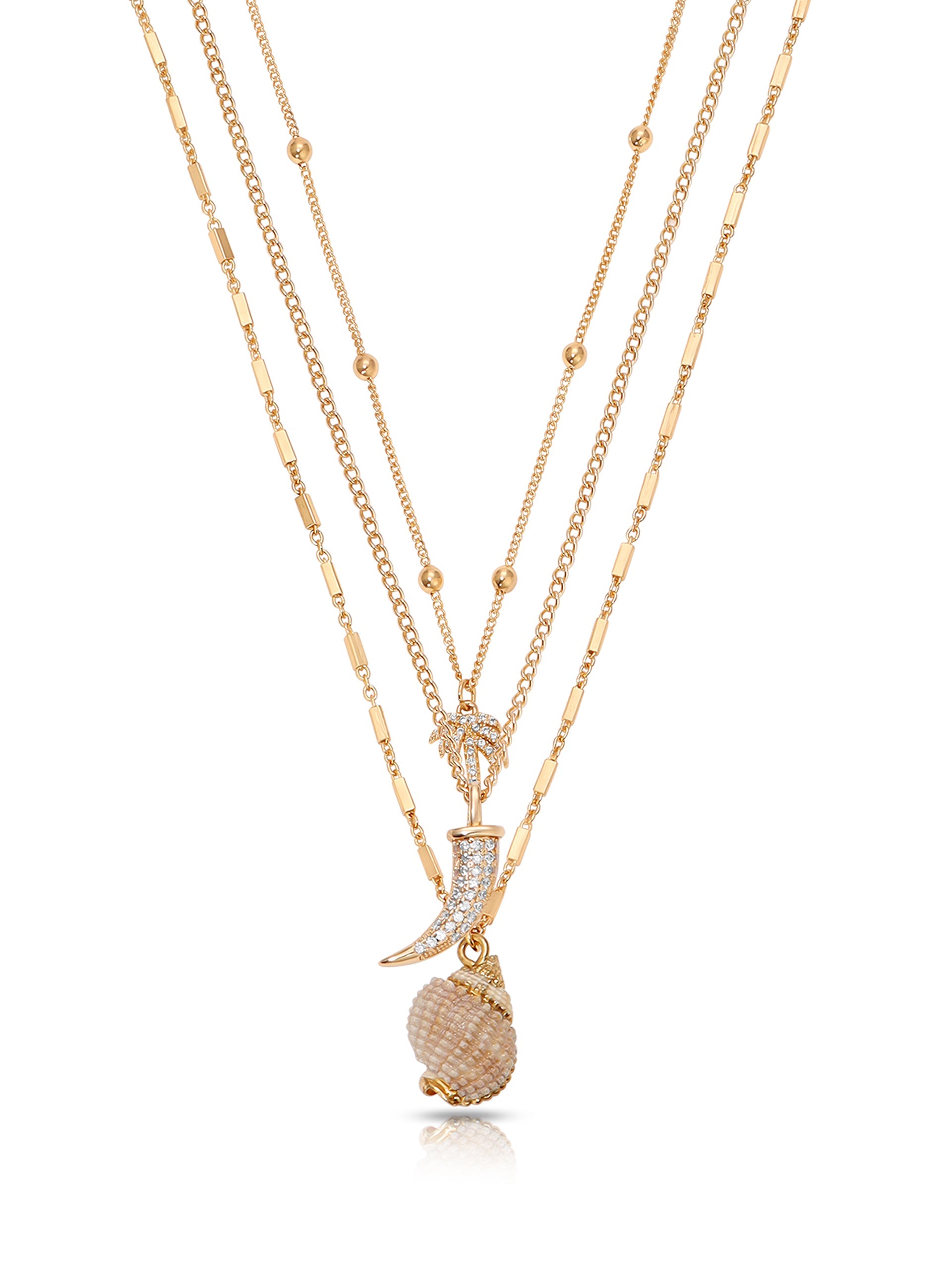 Tropical Necklace Set for Women - Exotic Beach Jewelry for Summer Vacation & Boho Style Outfits