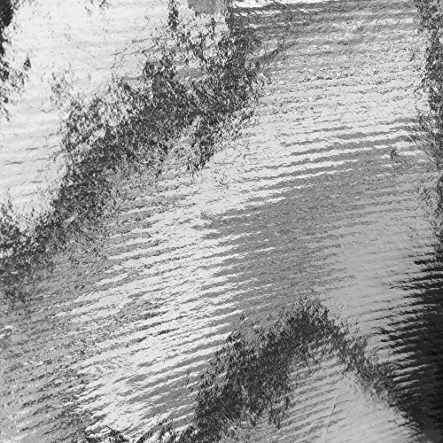 Silver Kraft Ribbed Foil