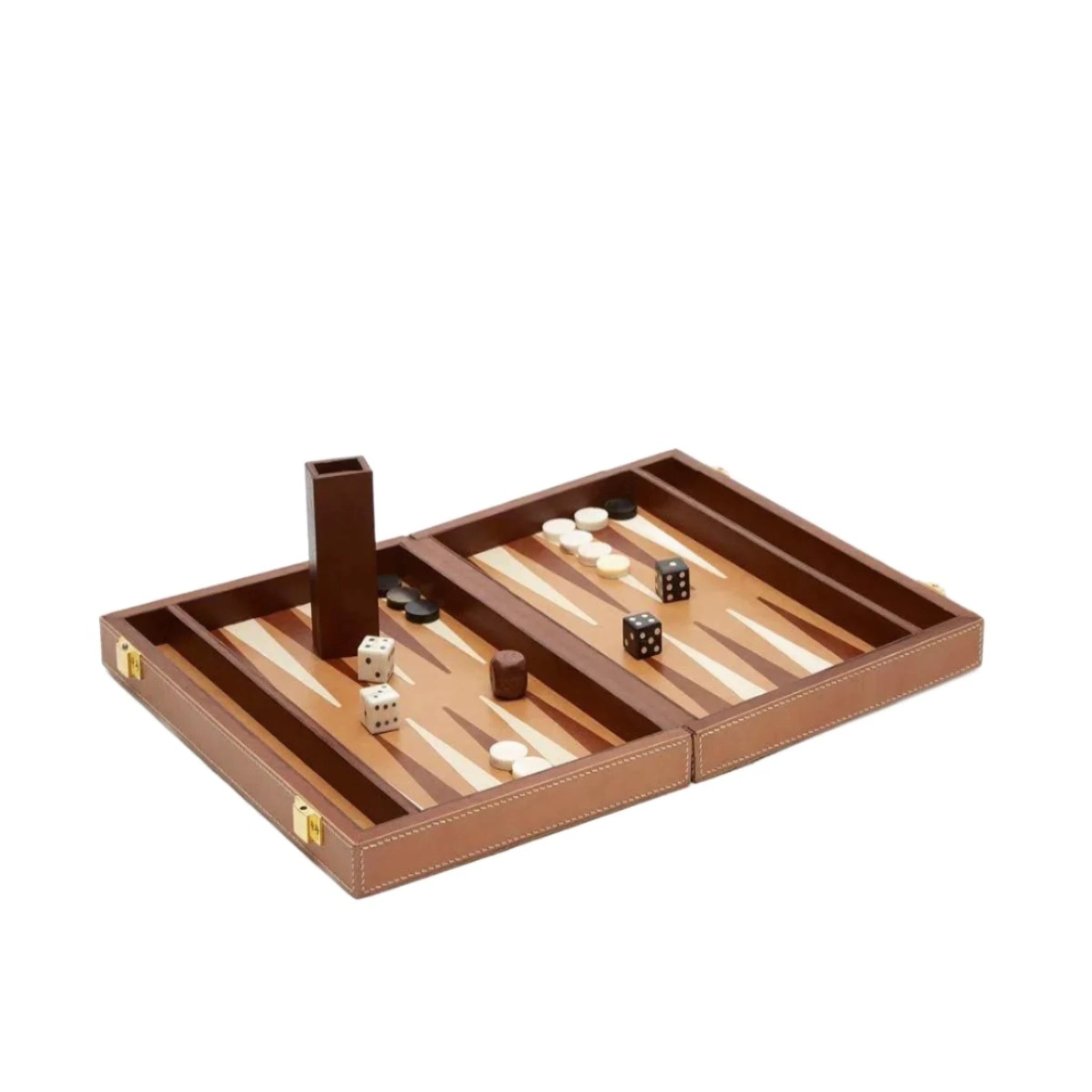 Premium Beige Grantham Backgammon Set - 15