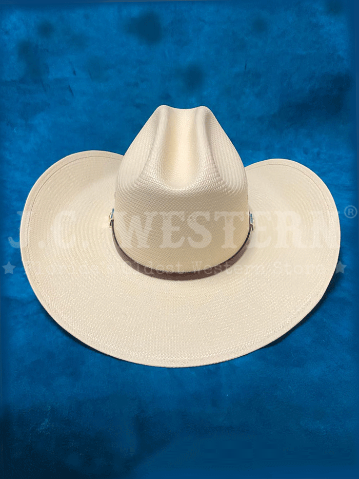 Larry Mahan MS2442ALAL 10X Alamo Straw Cowboy Hat Ivory - Western Style Hat for Men & Women - Perfect for Rodeo, Ranch Work, and Outdoor Adventures