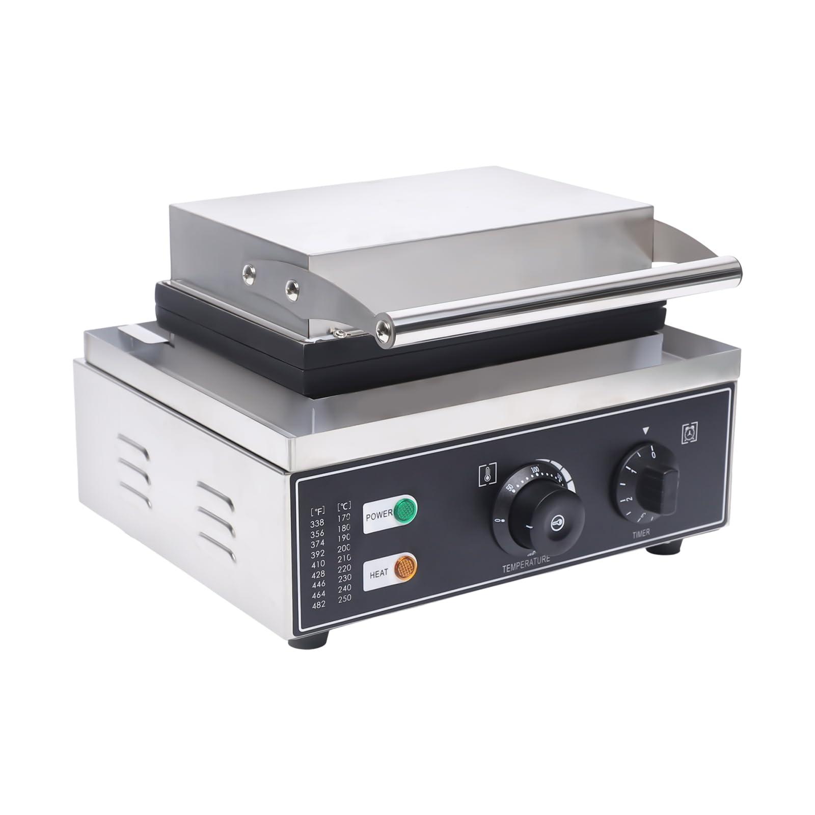 Commercial Mini Donut Maker Machine - 12 Grids 5cm Electric Donut Baker with Double-Side Heating & Non-Stick Teflon Coating, 110V 1500W for Home, Bakery, Cafe, and Restaurant Use - Perfect for Breakfast, Parties, and Snack Shops
