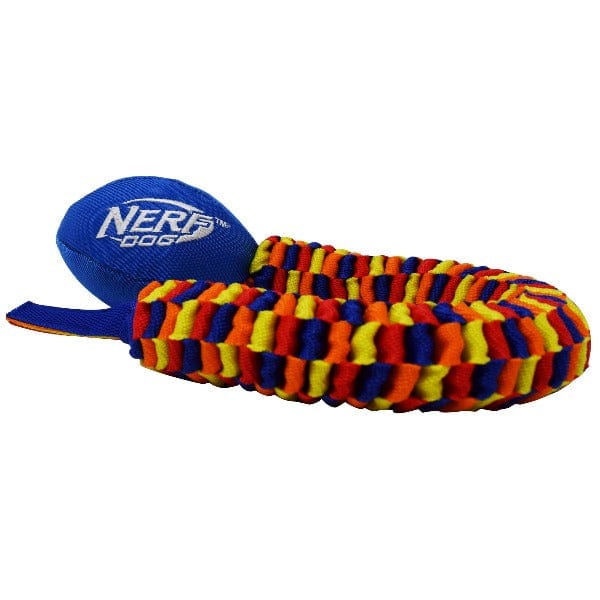 Nerf Dog Vortex Chain Tug Toy - Durable Interactive Dog Chew Toy for Large & Small Dogs - Perfect for Fetch, Training & Playtime
