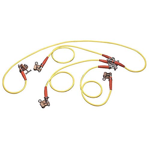 Salisbury Four Way Grounding Set - Heavy Duty Electrical Grounding Kit for Industrial & Commercial Use | Perfect for Power Plants, Substations & Equipment Safety