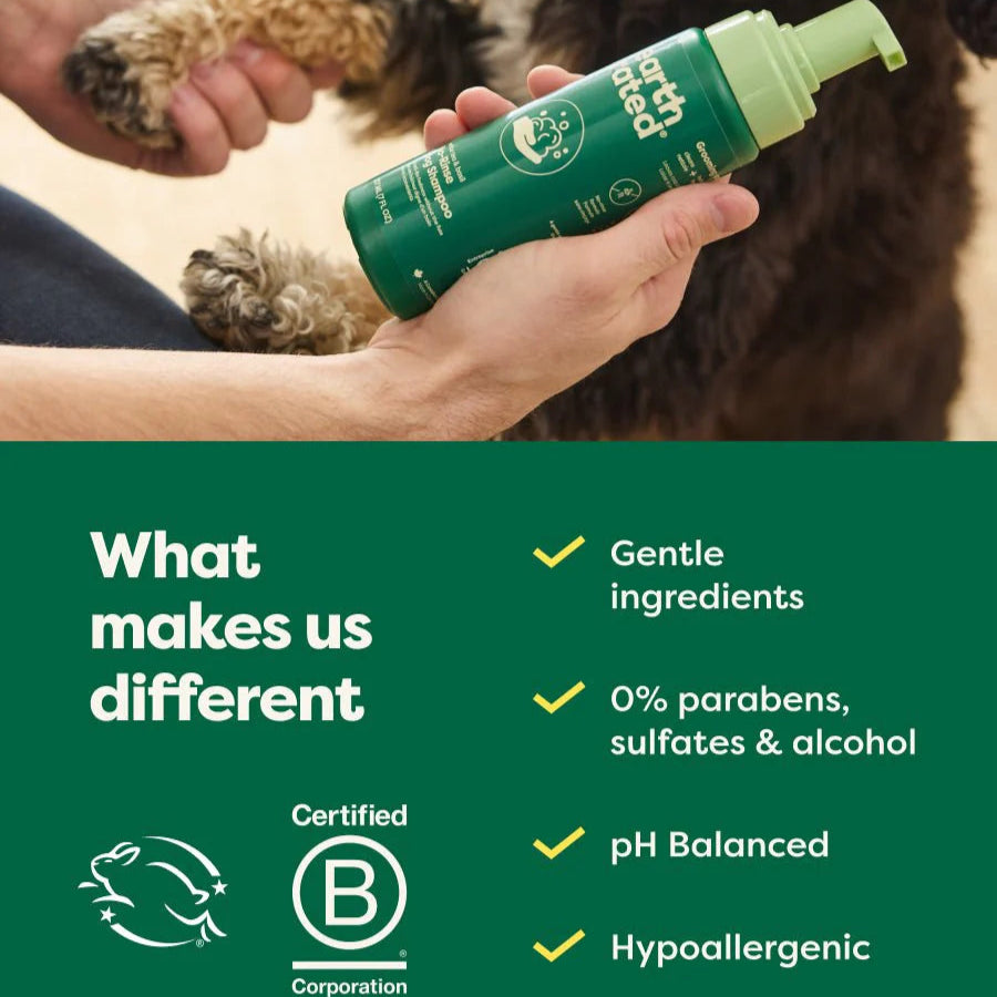 Earth Rated No Rinse Shampoo for Dogs - Waterless Pet Shampoo for Quick Cleaning Between Baths | Perfect for Travel, Camping & Post-Adventure Grooming