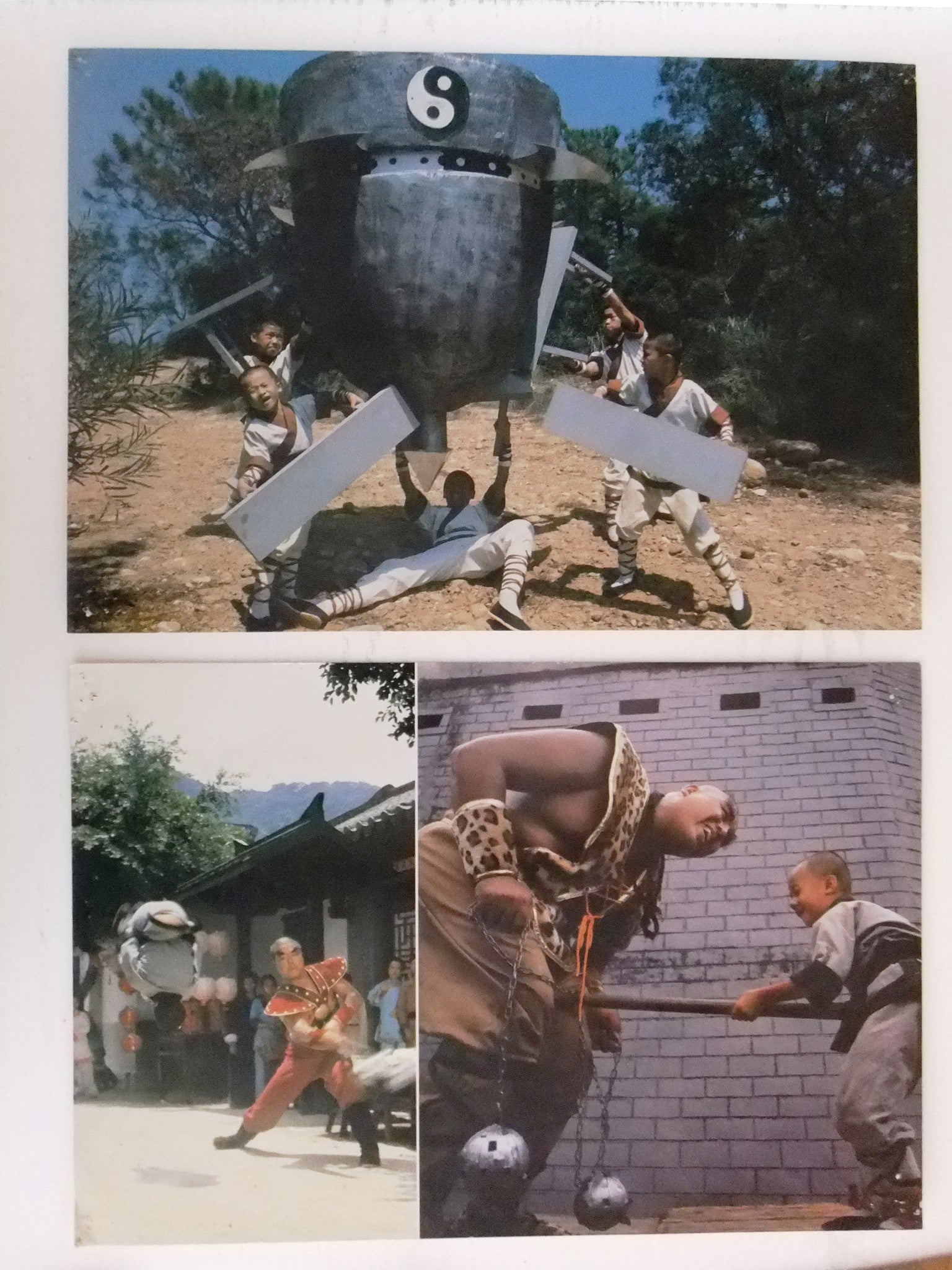 Set of 12 Rare 36 Super Kids (Sonny Yu) Kung Fu ORG Lobby Cards from 1980s - Perfect for Movie Memorabilia Collectors and Martial Arts Fans