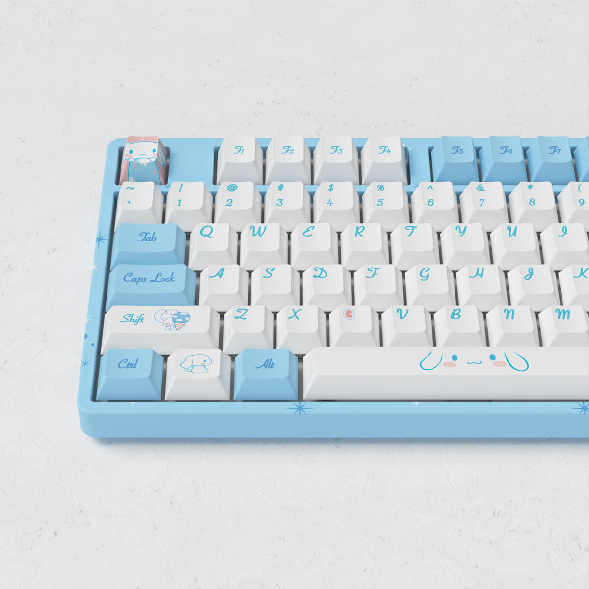 Akko 5108B Cinnamoroll RGB Hot Swappable Wireless Mechanical Keyboard with CS Jelly White Switches - Gaming, Office & Typing for PC/Mac