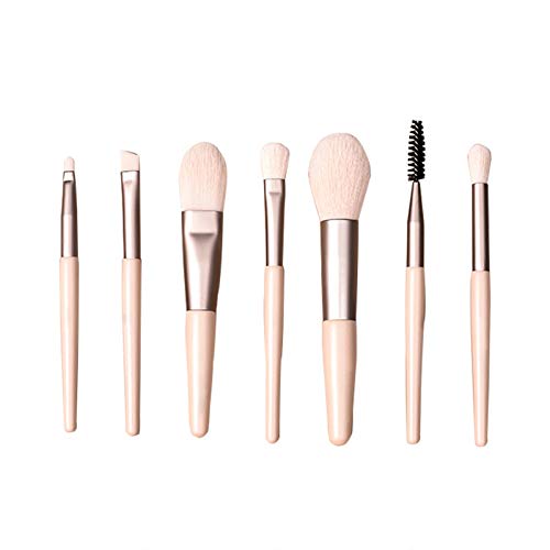7Pcs Soft Makeup Brush Set for Foundation Eyeshadow & Blush - Perfect for Daily Beauty Routine