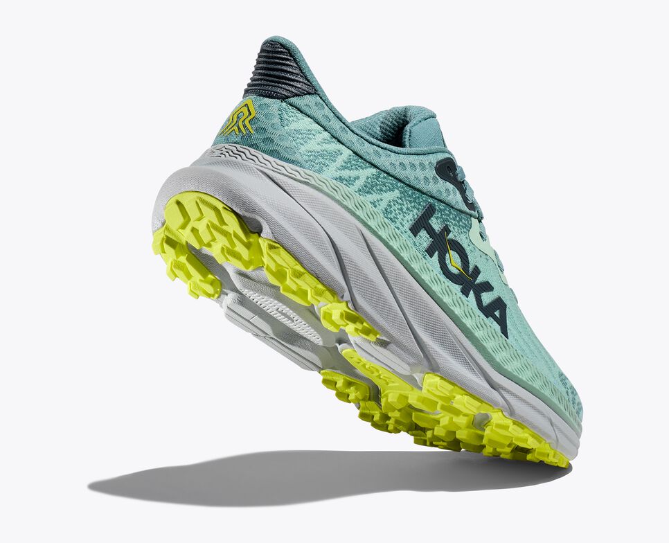 Women's ASICS Challenger 7 Running Shoes - Mist Green/Trellis - Lightweight & Cushioned for Trail Running & Outdoor Workouts