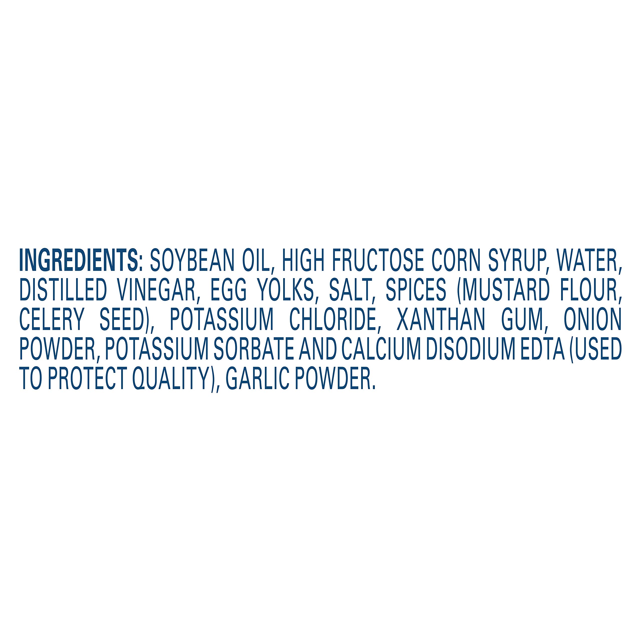Hellmann's Coleslaw Salad Dressing - Gluten Free, No Artificial Flavors or Colors - 1 Gallon (Pack of 4) - Perfect for BBQs, Picnics & Family Gatherings