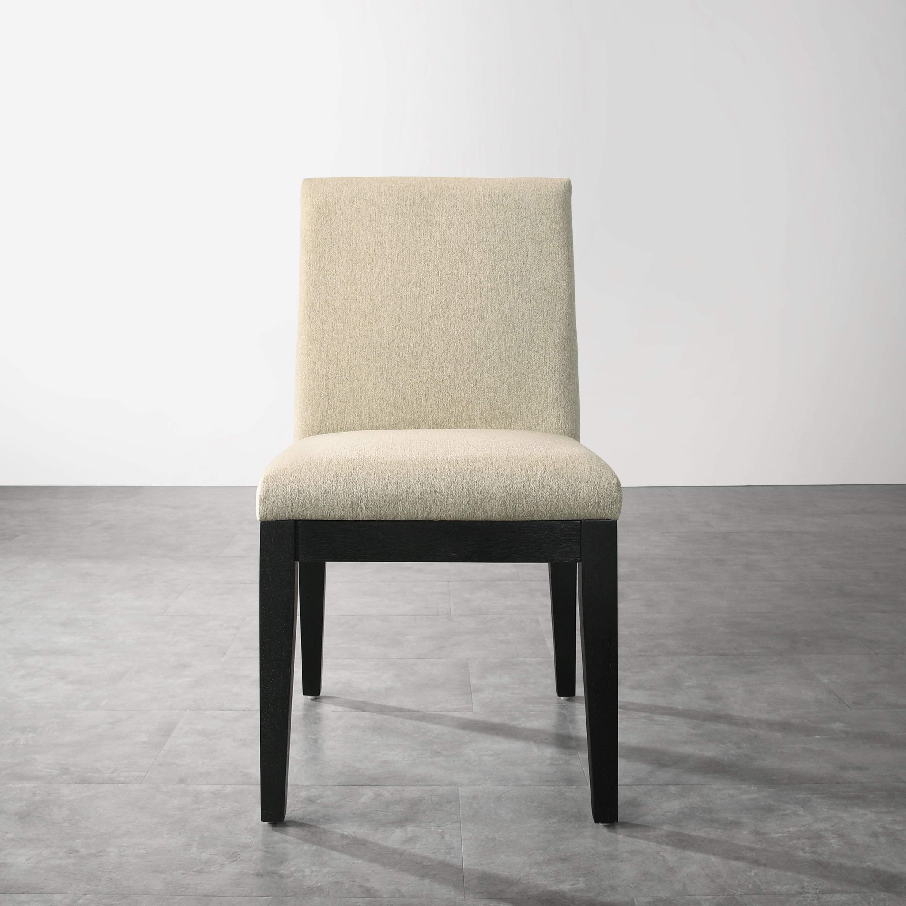 Roundhill Furniture Rocco Contemporary Solid Wood Dining Chairs, Beige, Set of 2 - Modern Kitchen & Dining Room Seating for Home & Restaurant Use
