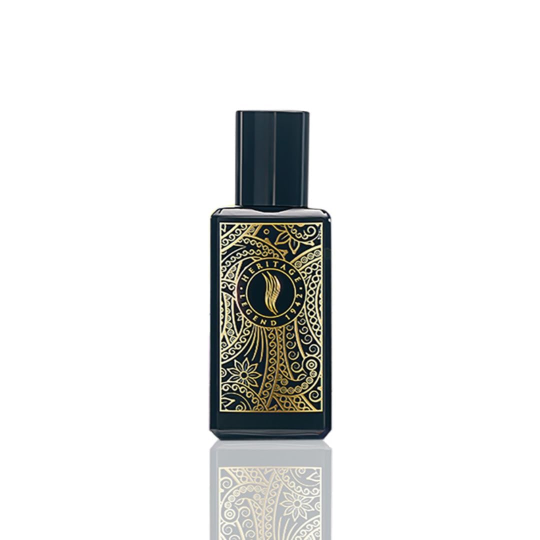 Legend 1942 Luxe Perfume by Amitabh Bachchan - Heritage Black Long Lasting Eau de Parfum for Men & Women | Woody Fragrance Cologne | Perfect Gift for Couples & Everyday Use | 30ml Travel Size | Date Night, Office & Special Occasions