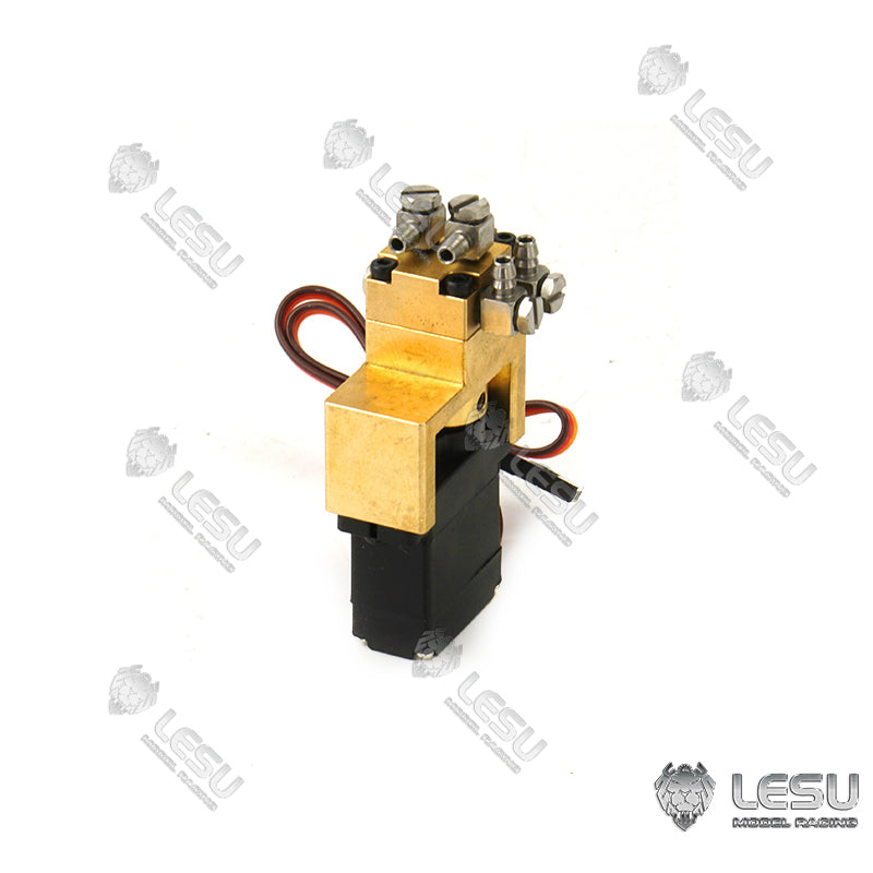 1/2/3/4/5/6/7 Channel Hydraulic Brass Directional Control Valve for 1/14 Scale RC Excavator, TAMIYA Dump Truck & DIY Loader - Ideal for Model Construction, RC Vehicle Hydraulic Systems & DIY Projects