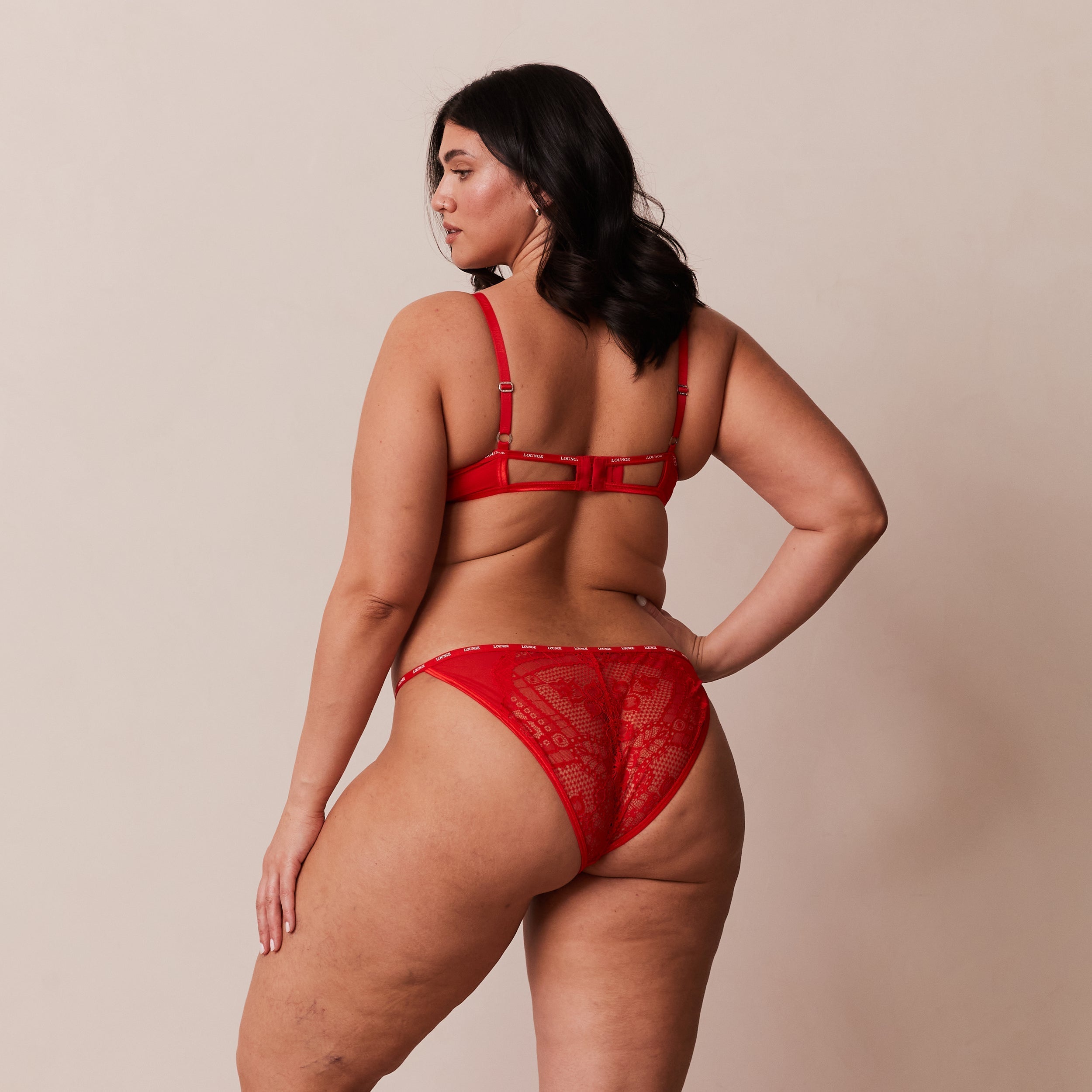 Charmed Balcony Bra - Sexy Lace Underwire Push Up Bra in Red for Women | Perfect for Date Nights & Special Occasions