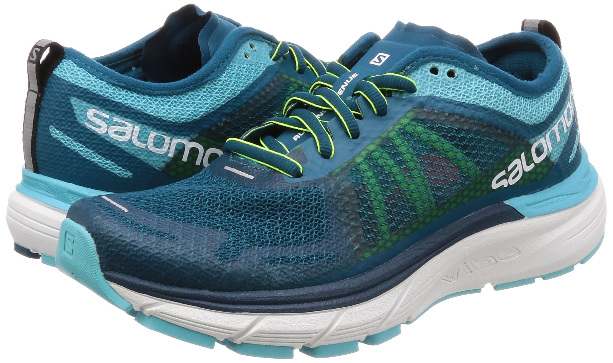 Salomon Women's Sonic RA Max Mesh Fitness Running Shoes - Lightweight & Breathable for Trail Running, Jogging & Gym Workouts - Blue Size 7 Medium (B,M) - Perfect for Outdoor Activities & Daily Training