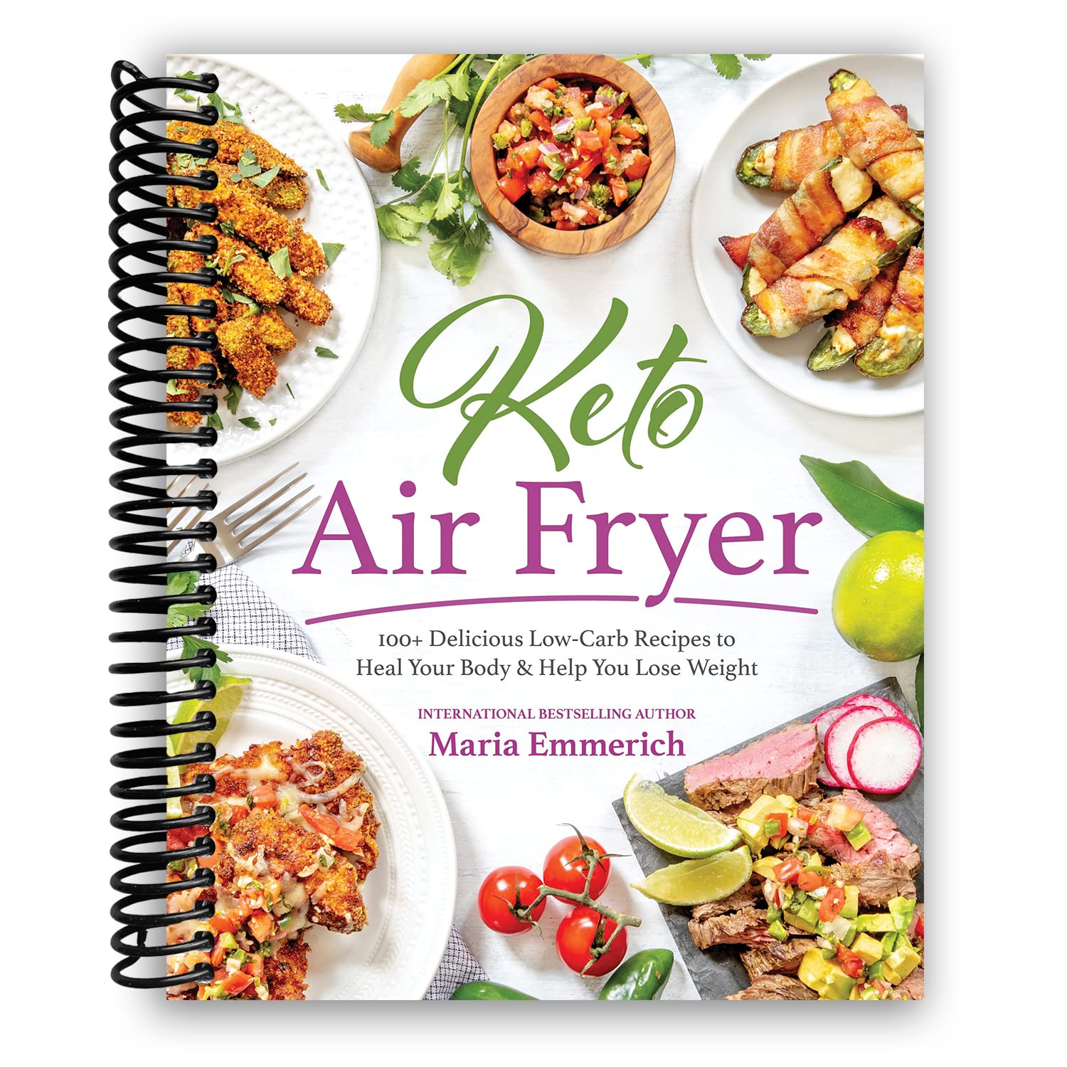 Keto Air Fryer Cookbook: 100+ Delicious Low-Carb Recipes for Weight Loss & Healthy Living - Perfect for Quick Meals, Family Dinners & Keto Dieters