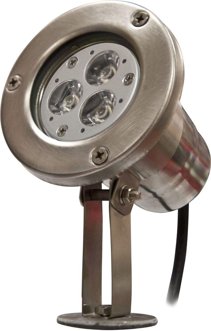 LV10-LED3 10W Stainless Steel LED Spotlight - Bright Outdoor Lighting for Garden, Pathway, and Security Use