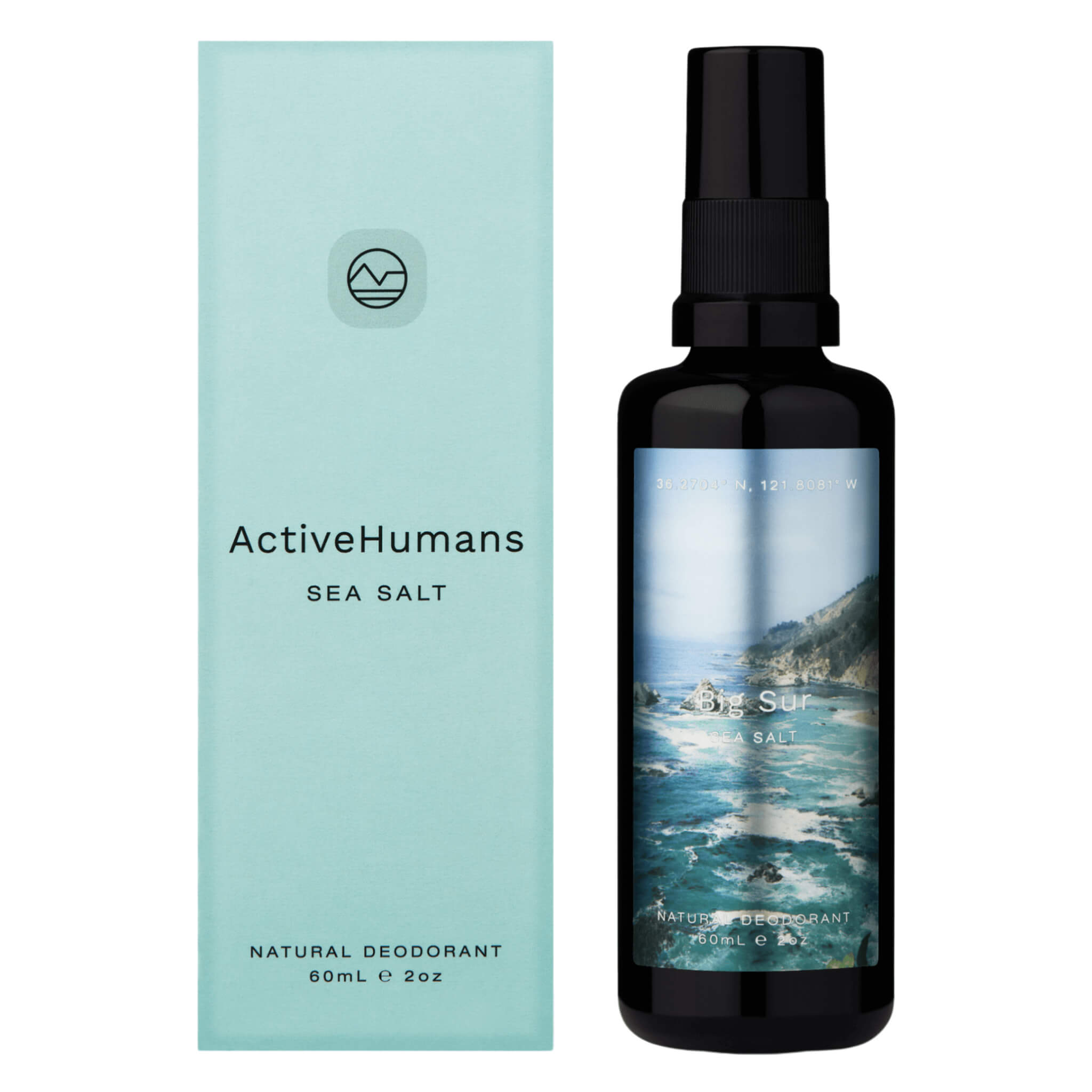 Natural Deodorant with Sea Salt - Aluminum-Free & Organic for Sensitive Skin - Fresh All Day Protection for Men & Women - Perfect for Workouts, Outdoor Activities & Daily Use