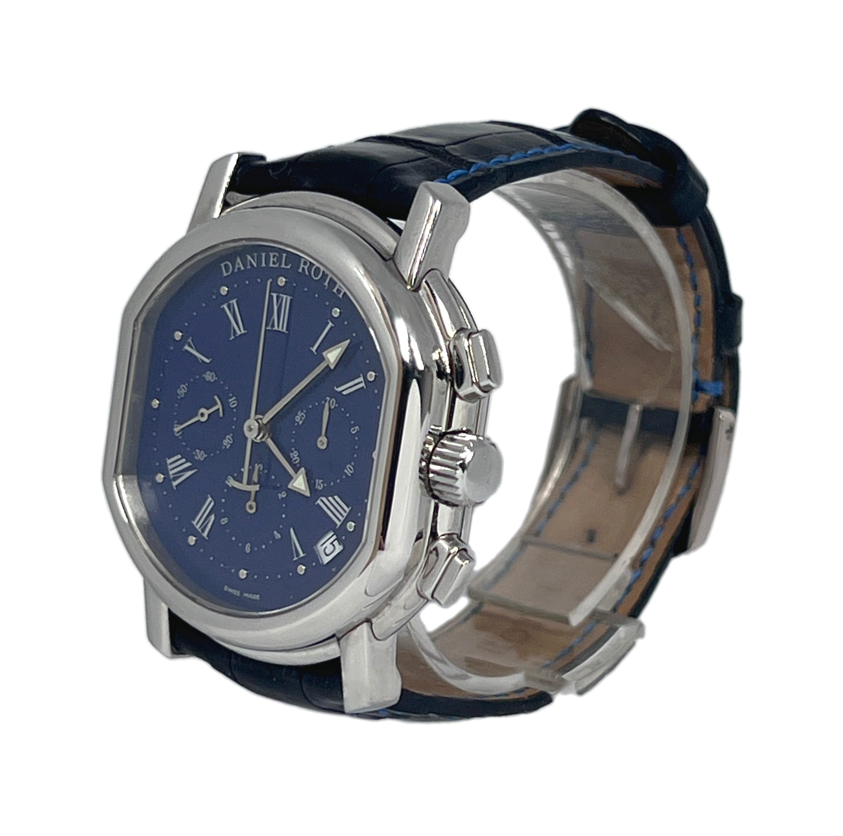 Daniel Roth Masters Chronograph Stainless Steel Men's Watch - Luxury Swiss Automatic Timepiece for Business & Formal Occasions